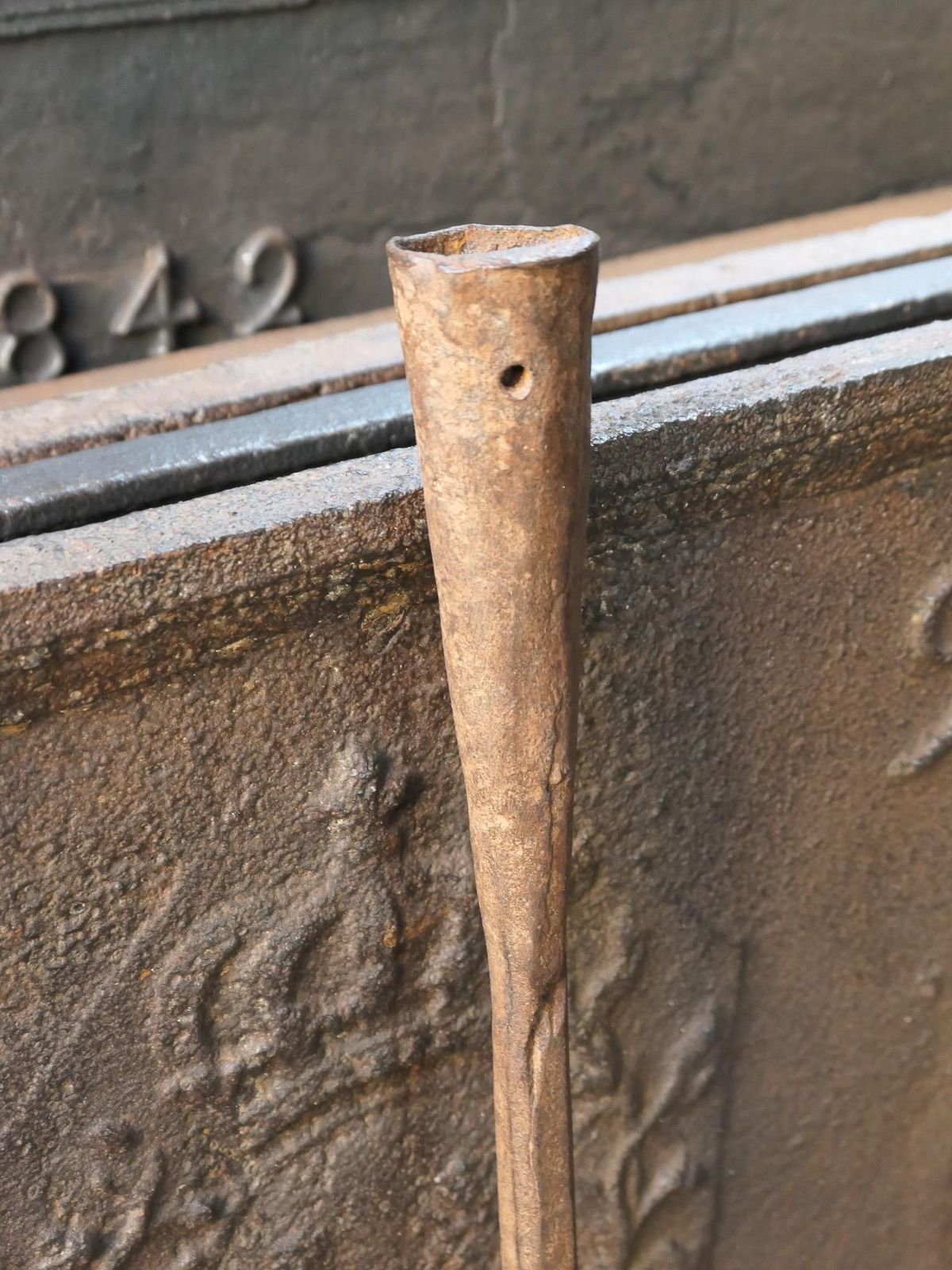 Large Early 19th Century French Fireplace Shovel Or Fire Shovel photo vinterior