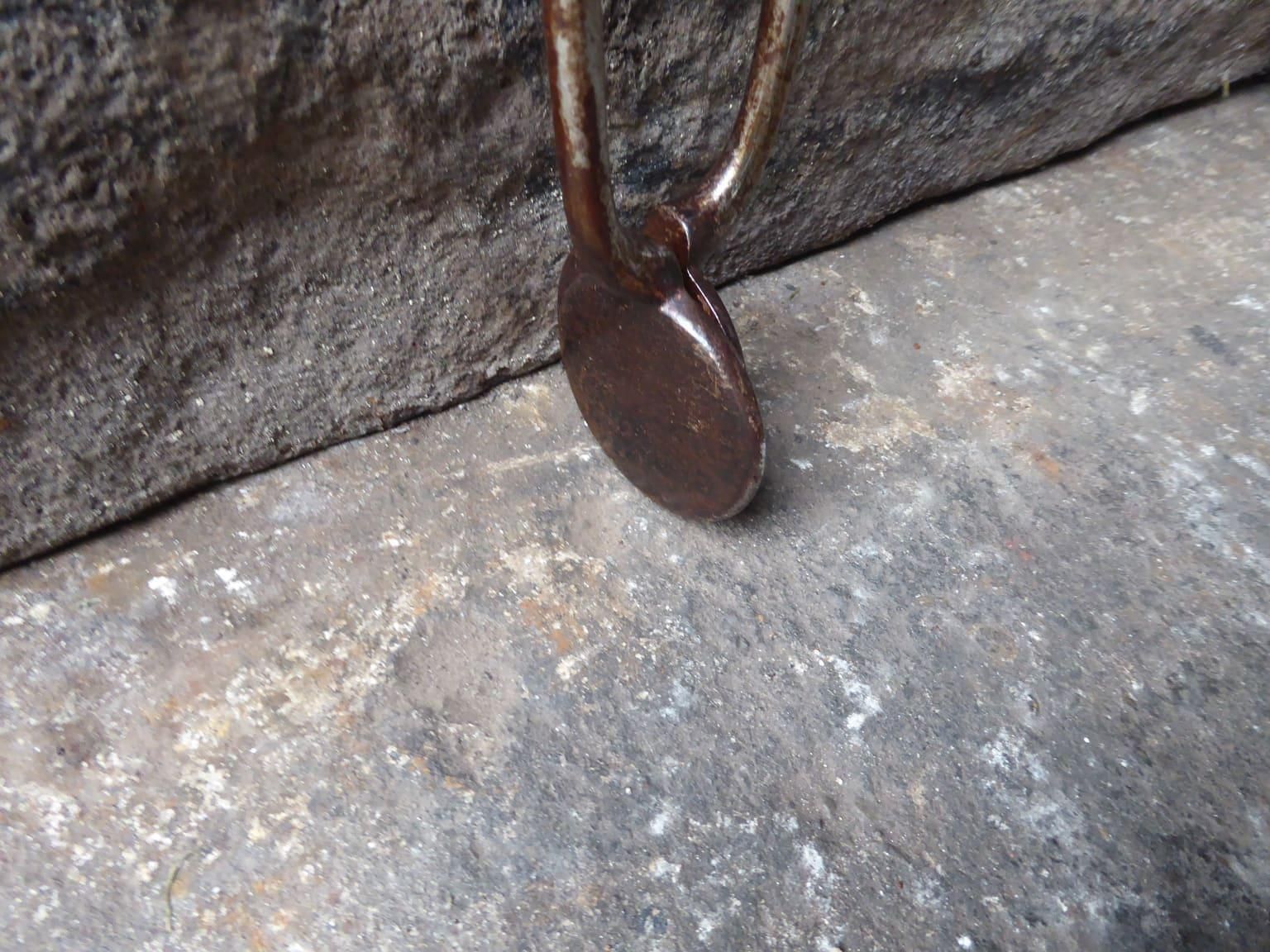 Large Georgian Fireplace Tongs, Early 19th Century photo 253.0
