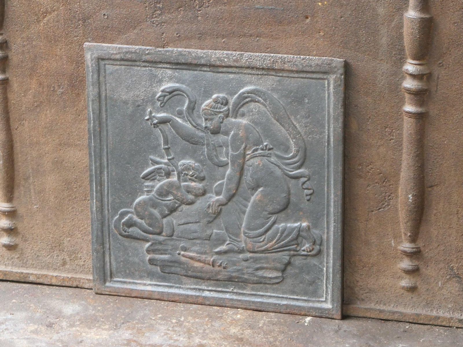 Small French Napoleon III Period 'Diana' Fireback / Backsplash, 19th Century photo for sale