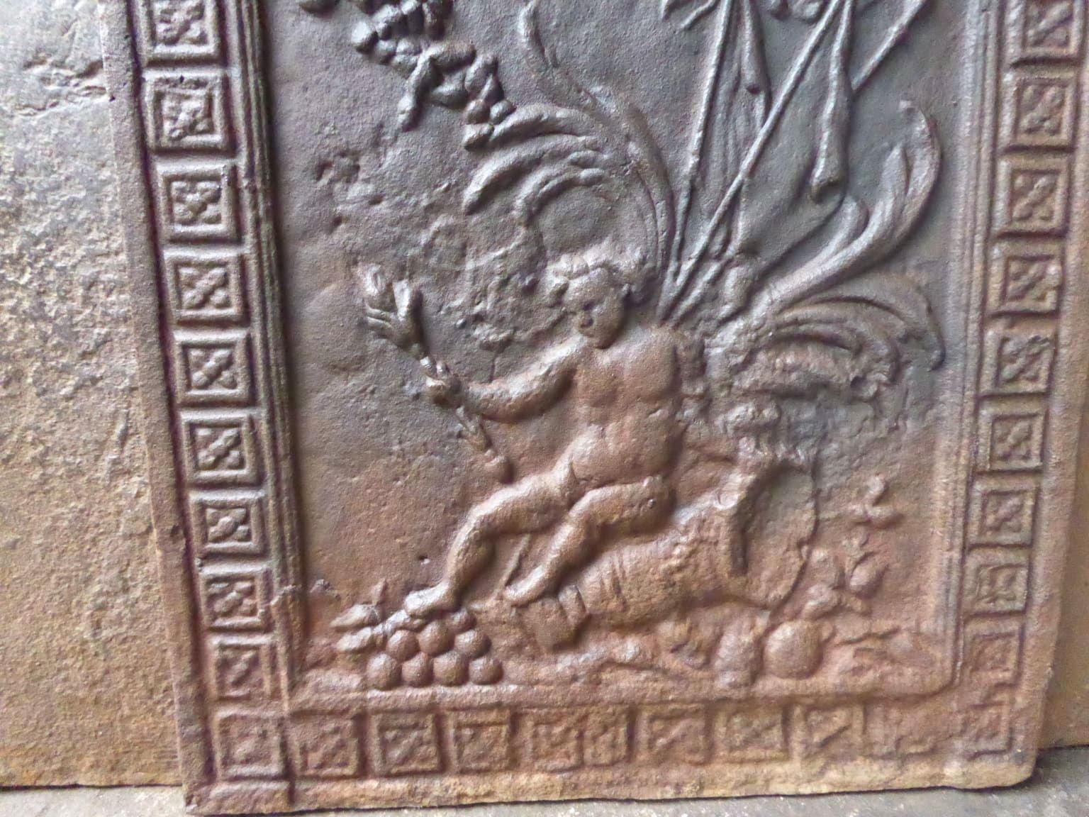 20th Century French Napoleon III Style Fireback / Backsplash photo Home Fixtures