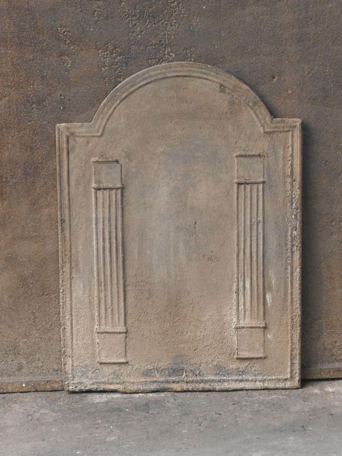 French 'Pillars Of Freedom' Fireback / Backsplash, Early 19th Century photo furniture