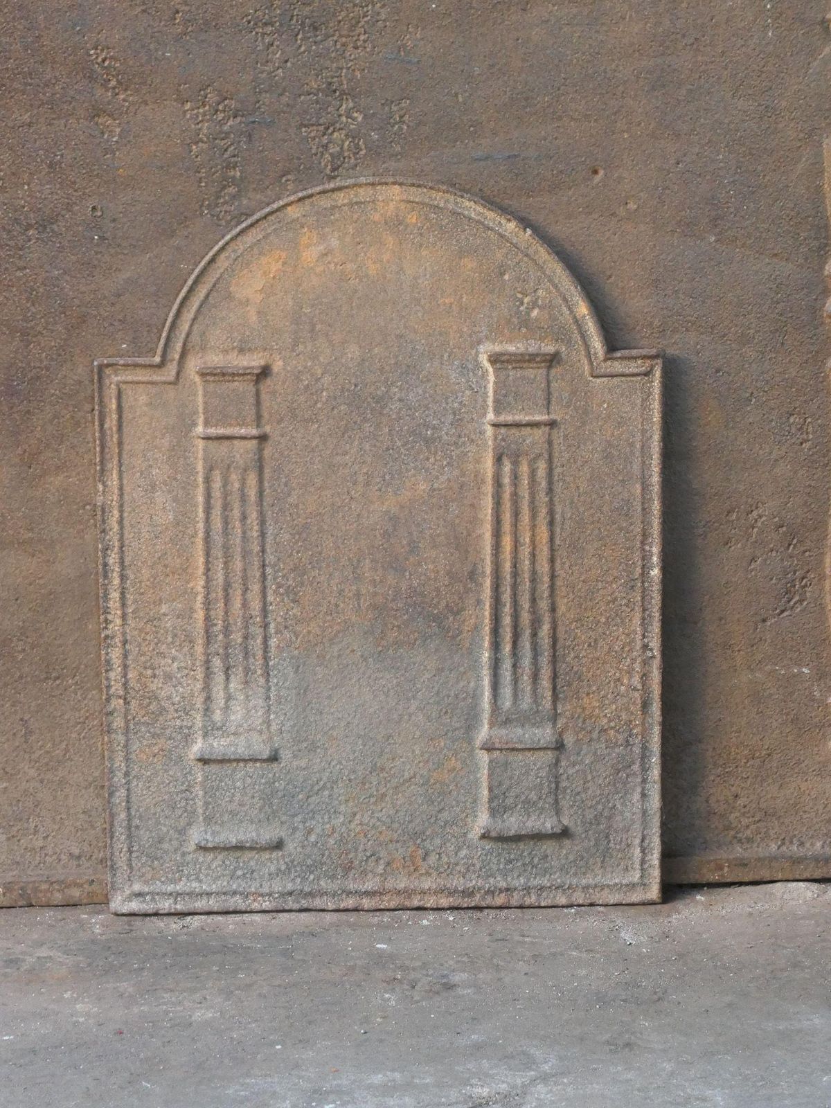 French Neoclassical Period 'Pillars Of Freedom' Fireback / Backsplash photo furniture