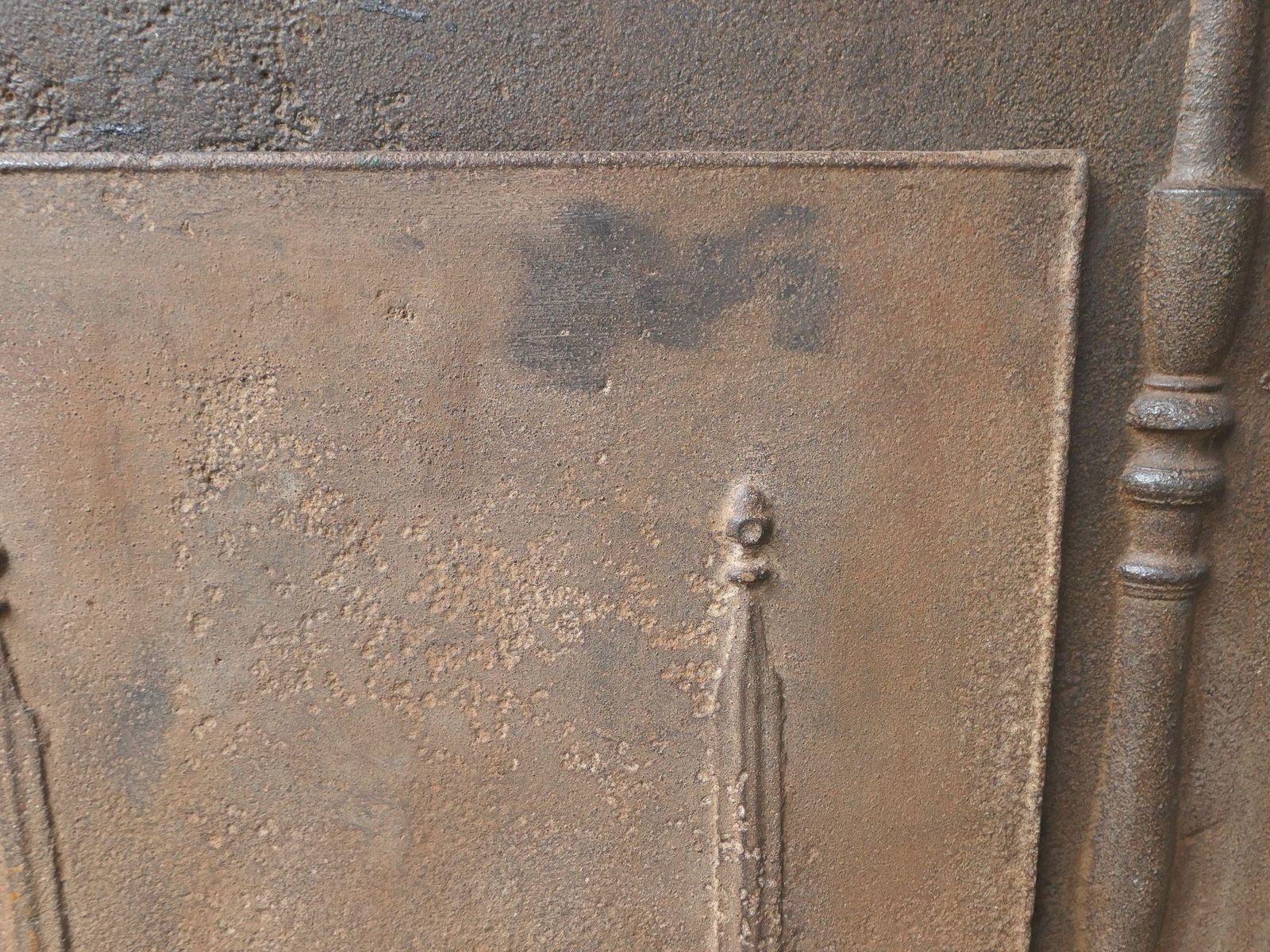 French 'Pillars Of Freedom' Fireback / Backsplash, 18th   19th Century photo vintage