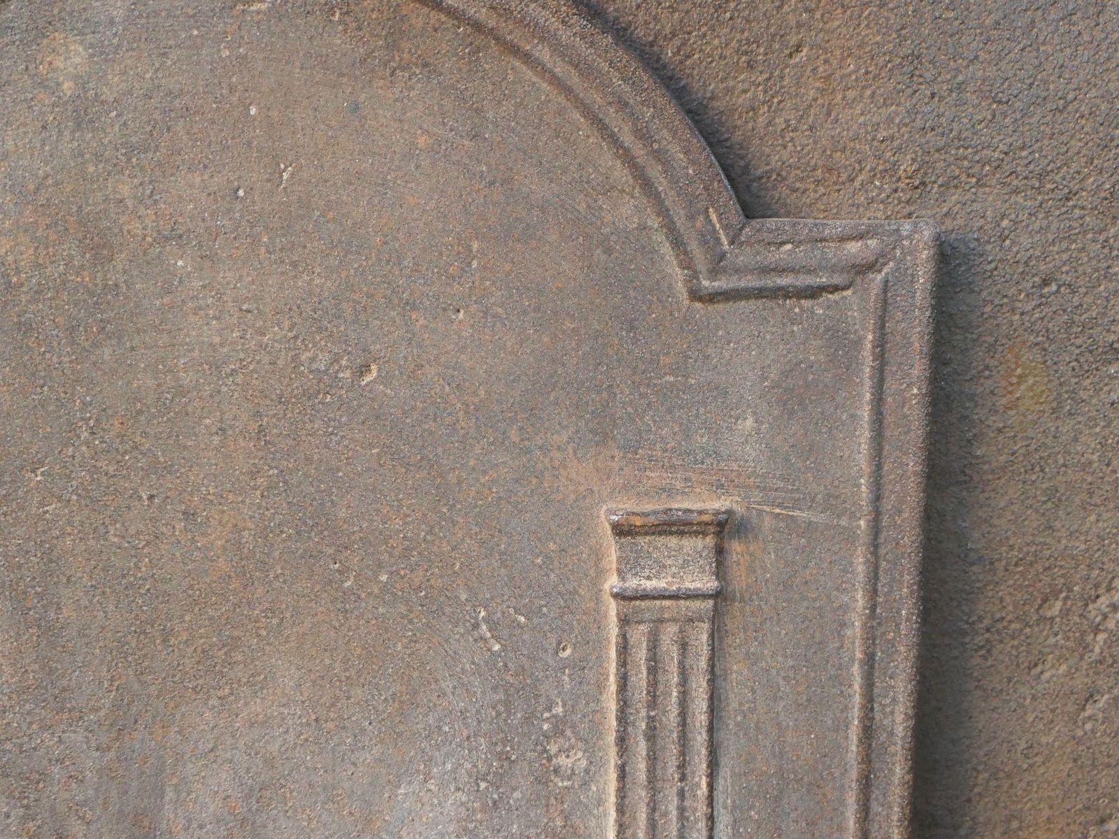 French Neoclassical Period 'Pillars Of Freedom' Fireback / Backsplash photo buy