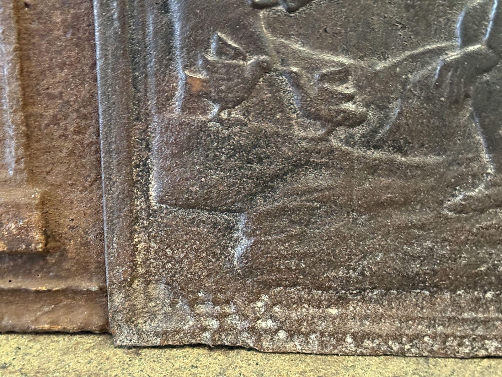 photo furniture French Napoleon III Period Fireback / Backsplash, 19th Century