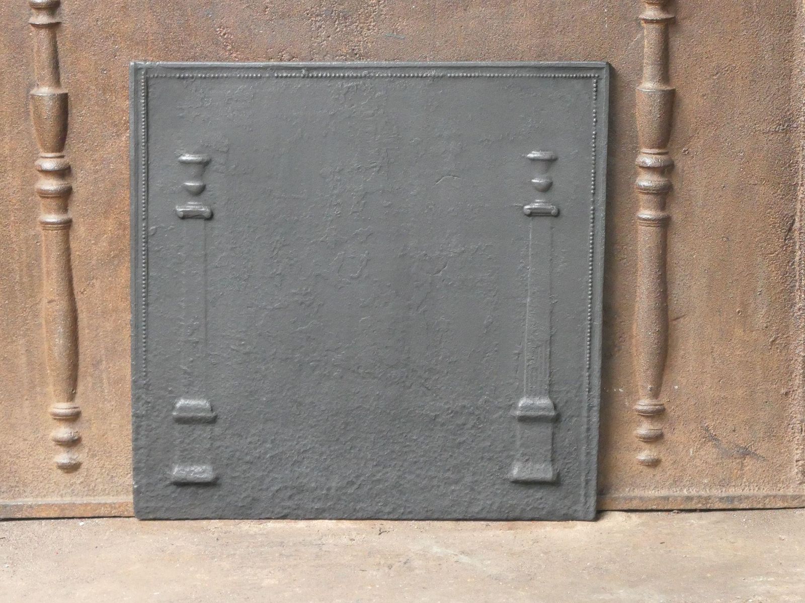 French 'Pillars Of Freedom' Fireback / Backsplash, Early 19th C. photo for sale