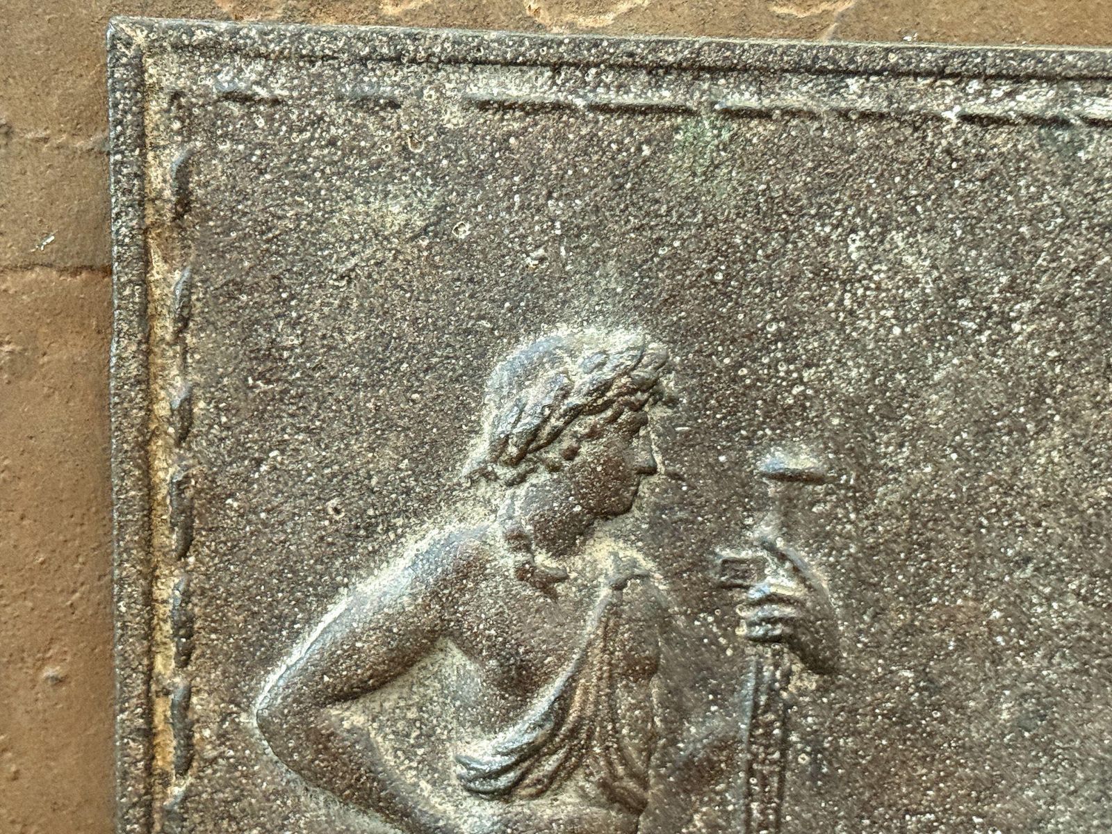 French Neoclassical Period Fireback / Backsplash, 18th   19th C. photo buy