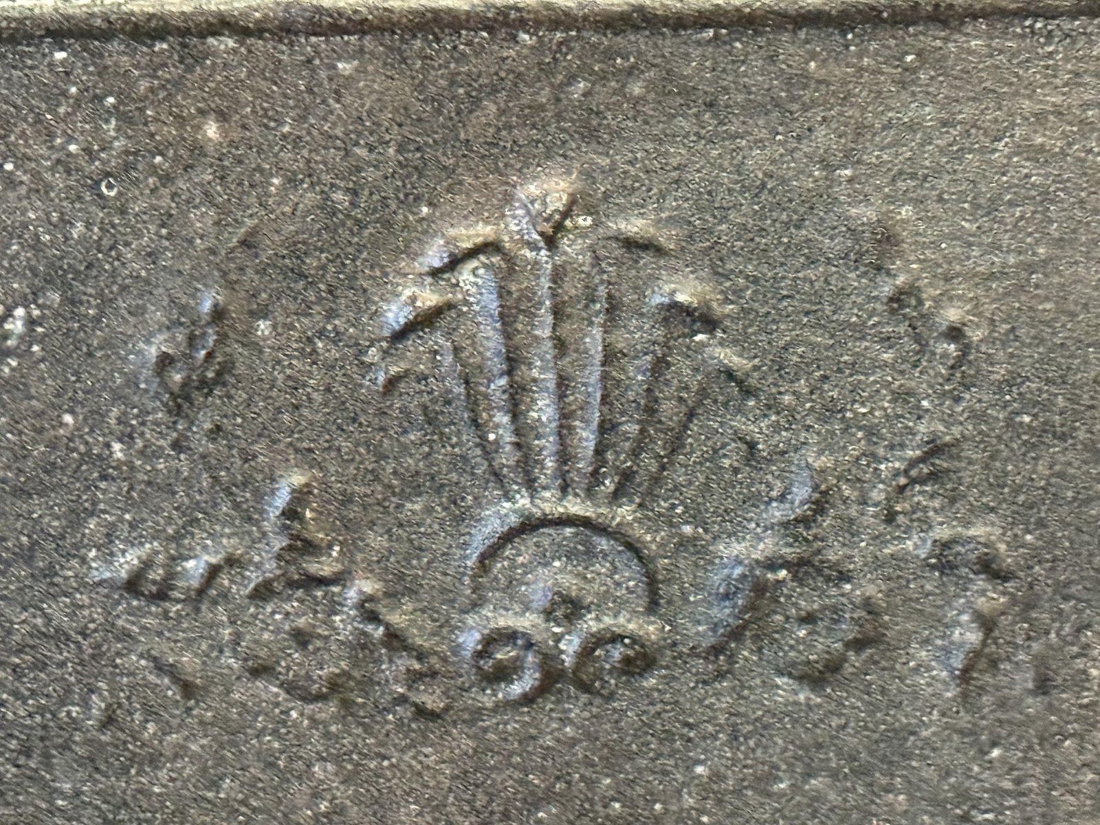 French 'Pillars Of Freedom' Fireback / Backsplash, Early 19th Century photo Home Fixtures