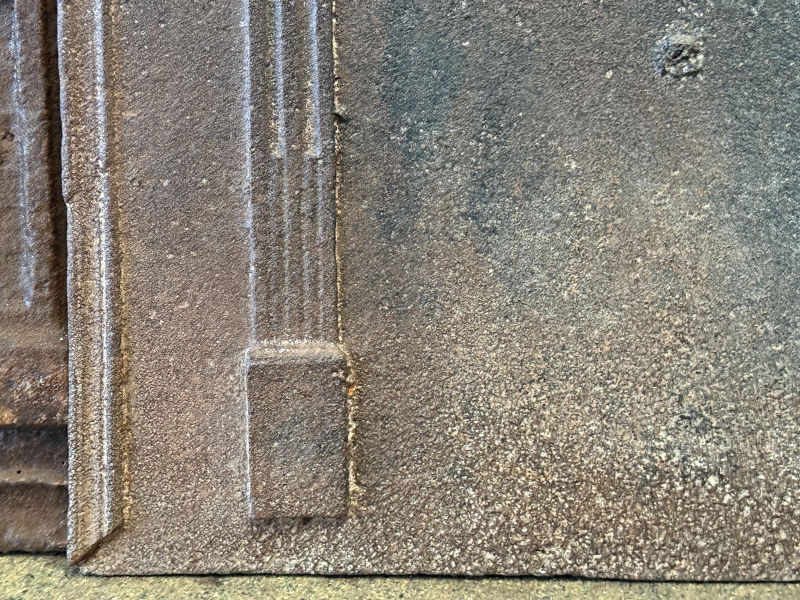 French 'Pillars Of Freedom' Fireback / Backsplash, Early 19th Century photo buy