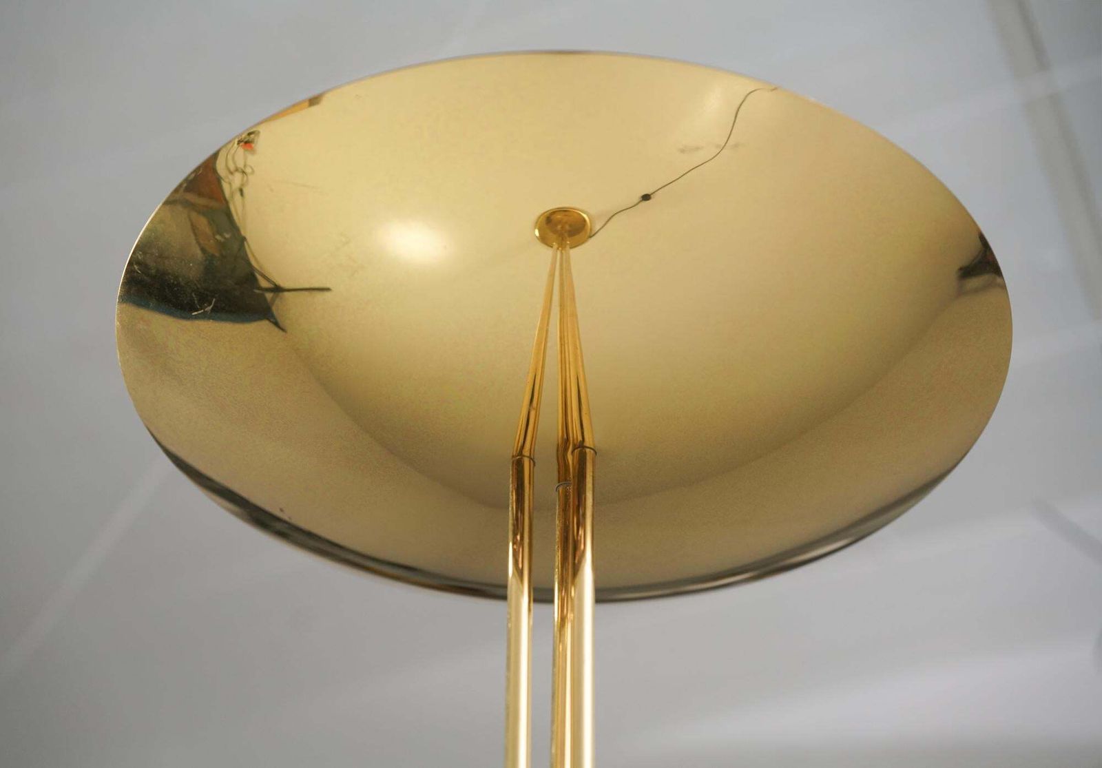 Rare Brass Floor Lamp, J.T Kalmar, 1970/1980s photo Lighting
