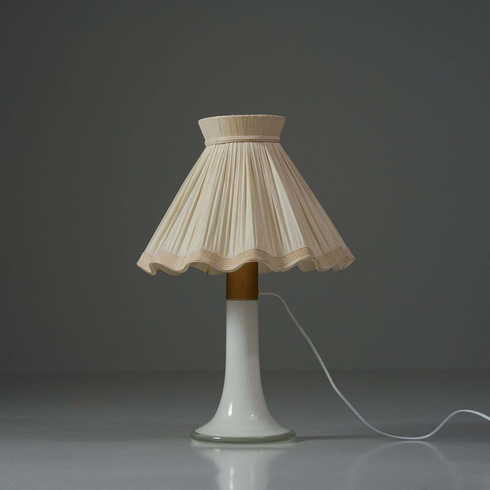 Glass Table Lamp, Lisa Johansson Pape, Orno Oy, 1960s photo for sale