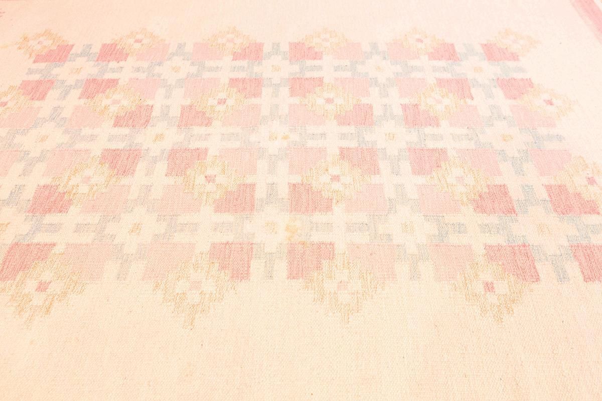 Vintage Swedish Rug Flat Weave Jk photo furniture