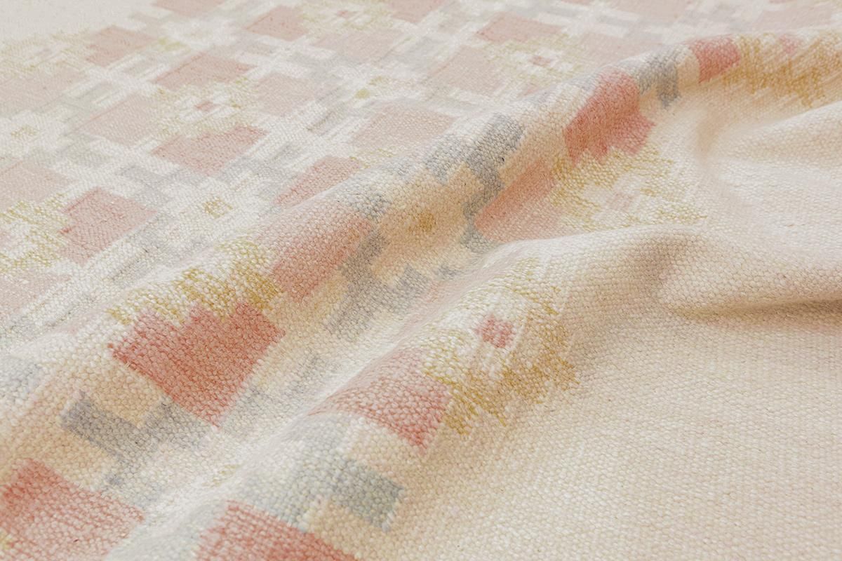 Vintage Swedish Rug Flat Weave Jk photo vinterior