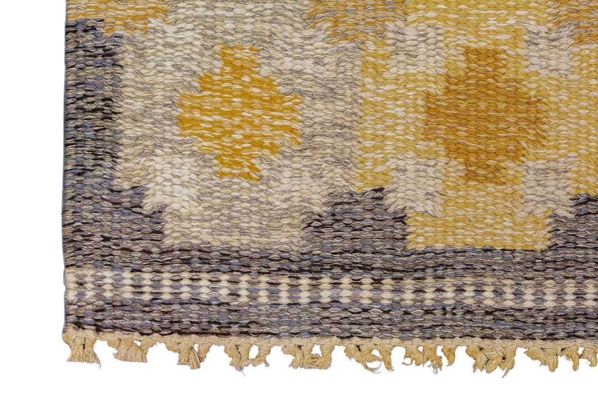 Swedish Rug Minimalist Design Runner Size photo Textiles