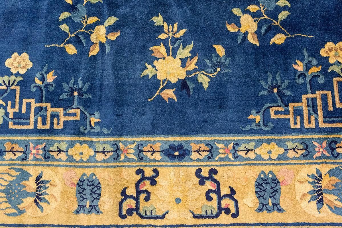 Chinese Rug Blue Peking photo vinterior