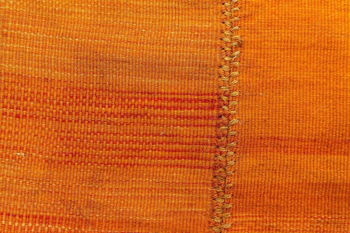 Kilim Rug In Soft Golden Hue photo vinterior