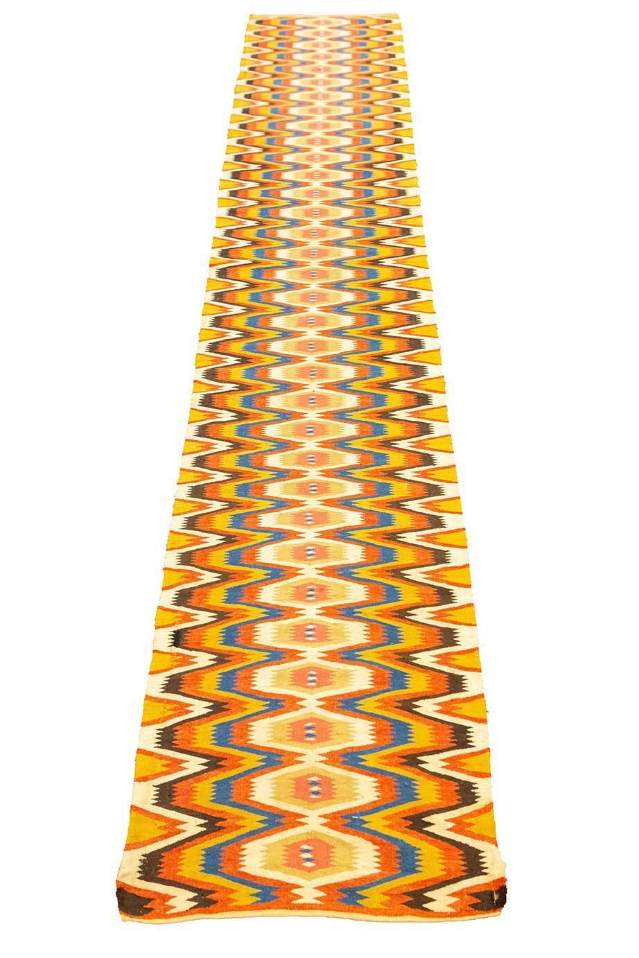 Scandinavian Rug Flat Weave Multi Color photo Textiles