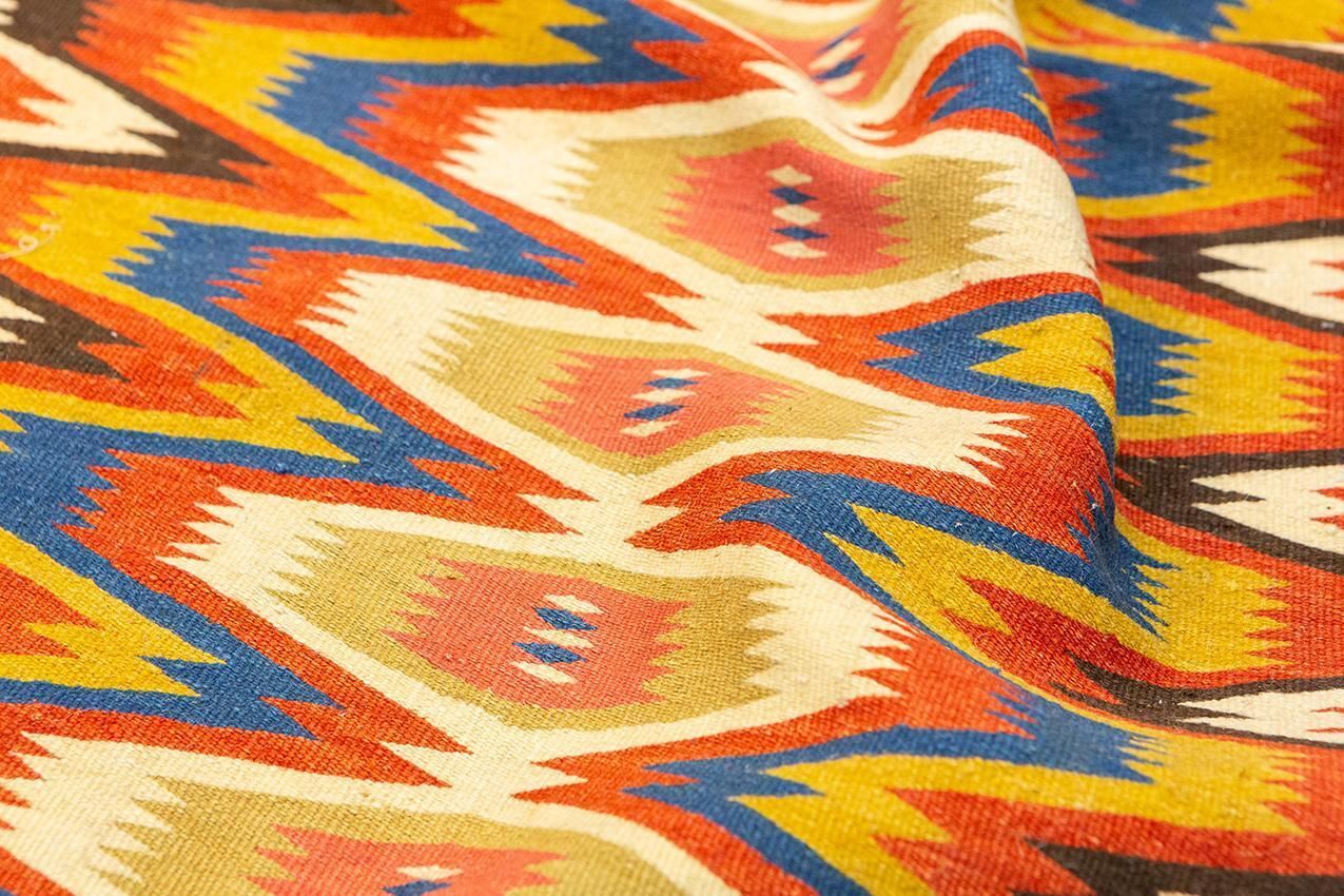 Scandinavian Rug Flat Weave Multi Color photo buy