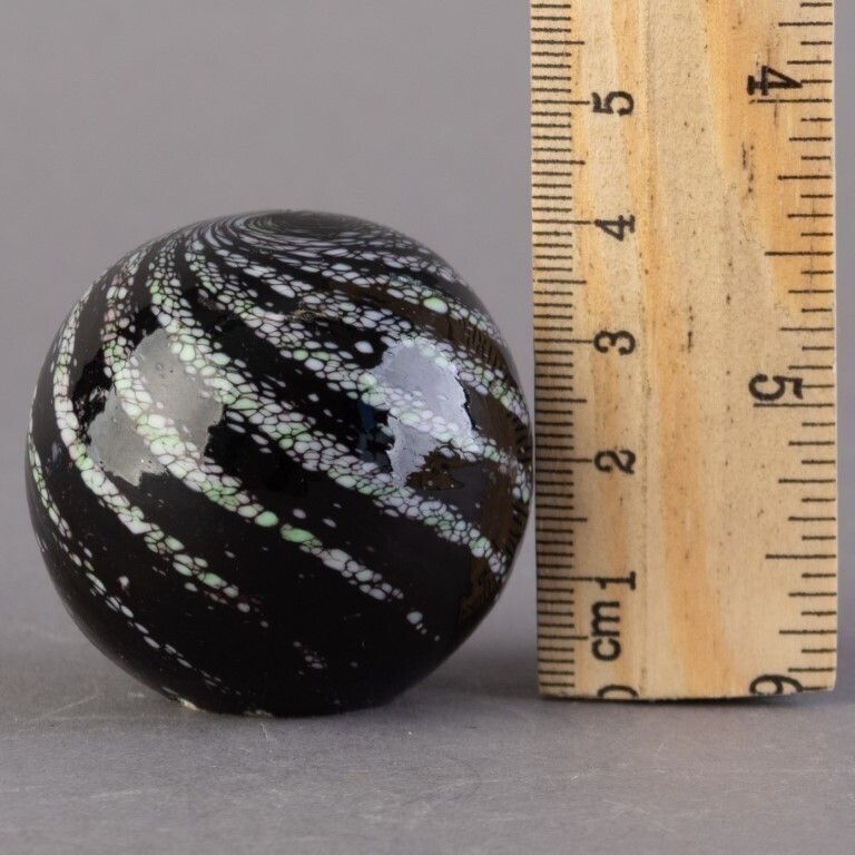 Guernsey Island Studio Glass Swirled Paperweight photo for sale