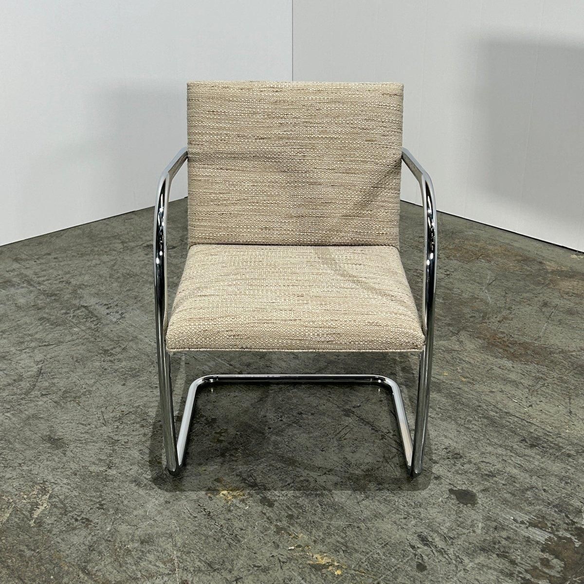 Knoll Brno Cream Tubular Chair By Ludwig Mies Van Der Rohe, Set Of Six photo buy