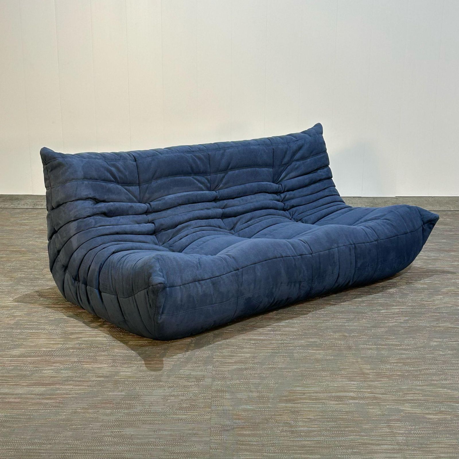 Ligne Roset Blue Modular Togo Sofa By Michel Ducaroy, Set Of Three photo vinterior