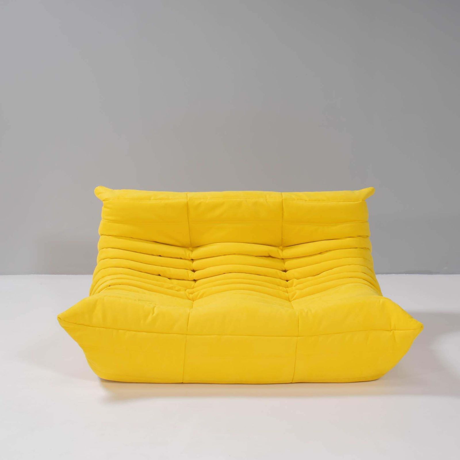 photo furniture Ligne Roset By Michel Ducaroy Togo Yellow Modular Sofa, Set Of Three