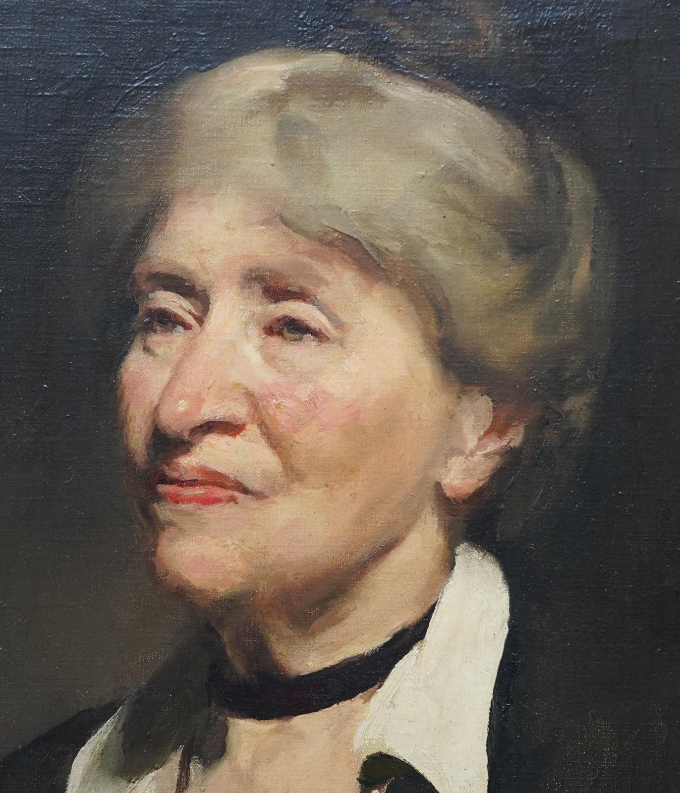 Frank Thomas Copnallportrait Of Charlotte Illingworth   British Edwardian Art Oil Painting Vg Provcirca 1910 photo Art