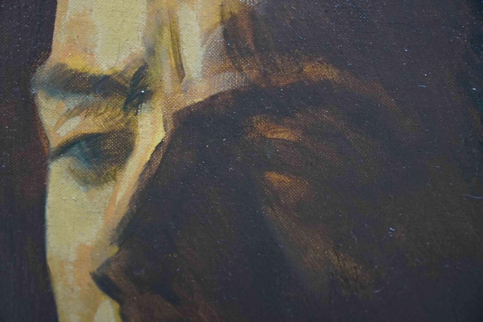 Jacob Kramerportrait Head And Shoulders Of A Man   Jewish 20s Art Male Portrait Oil Painting1922 photo 4079.0