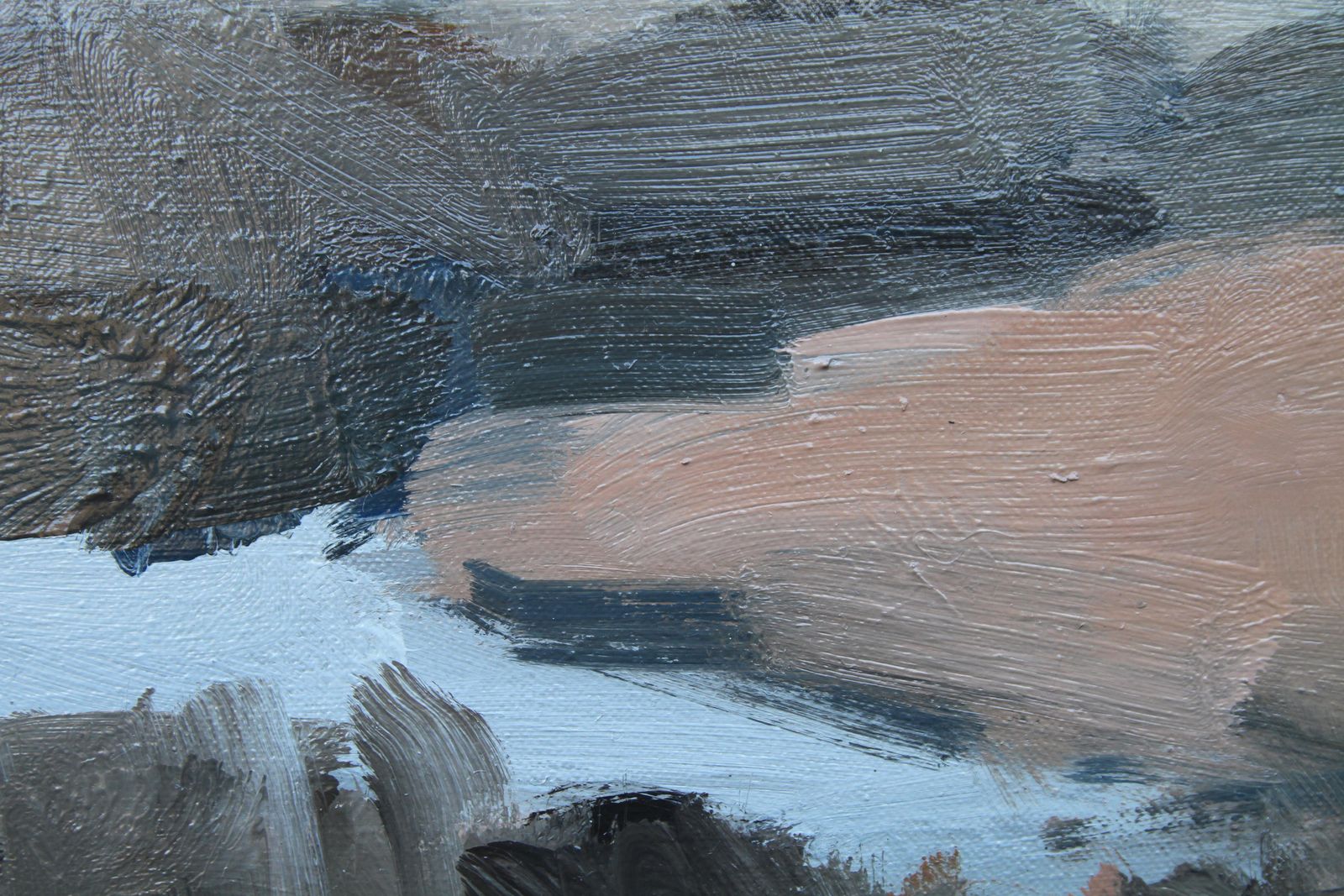 Lawrence Selfessex Landscape   British 20th Century Abstract Art Landscape Oil Painting1970 photo buy