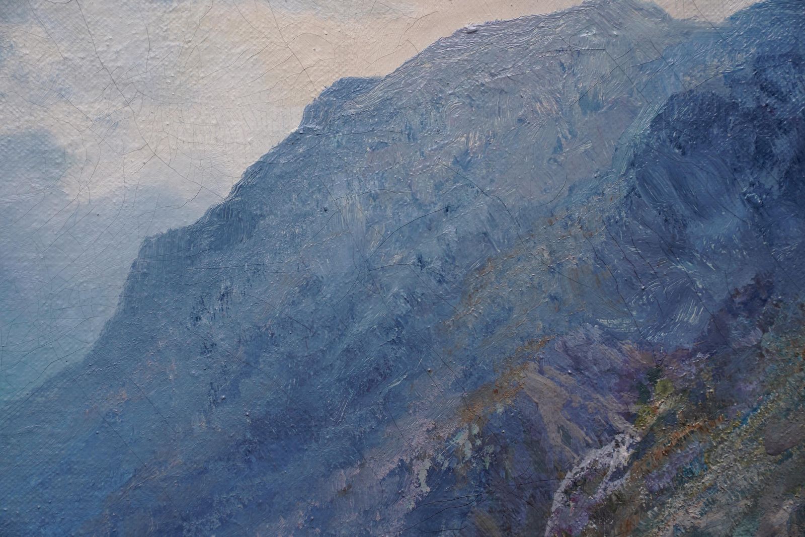 Douglas Falconergolden Eagle Of Scottish Highlands   Scottish Art Bird Landscape Oil Paintingcirca 1960 photo buy