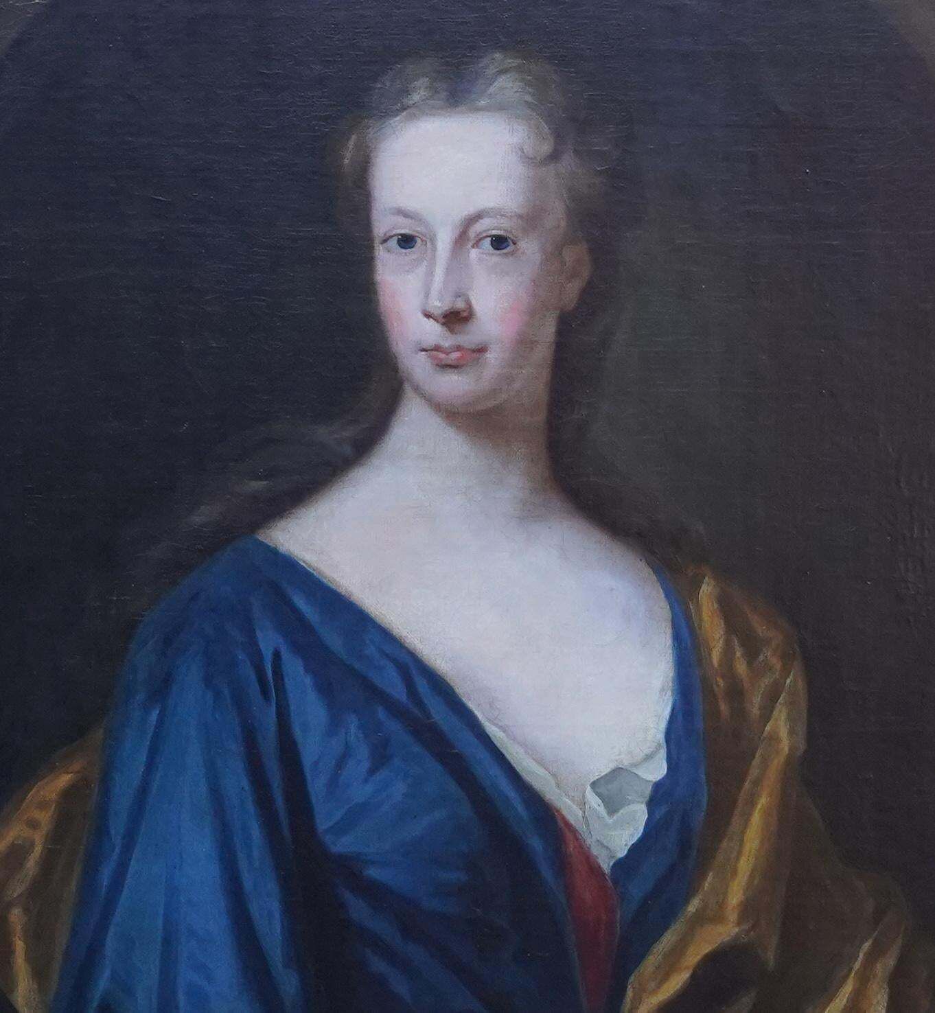 Portrait Of Rachel Missing, Edinburgh   British Old Master Art Oil Paintingcirca 1710 photo for sale