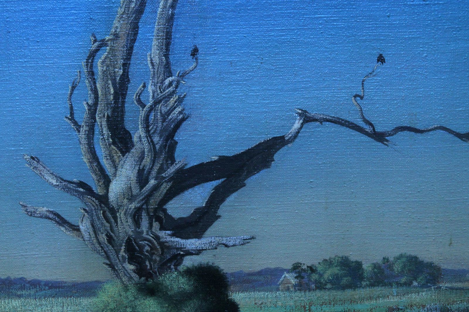 Laurence Henry Irvingelegy To A Dead Tree   Kent Landscape   British 1950's Art Oil Painting1952 photo 2448.0