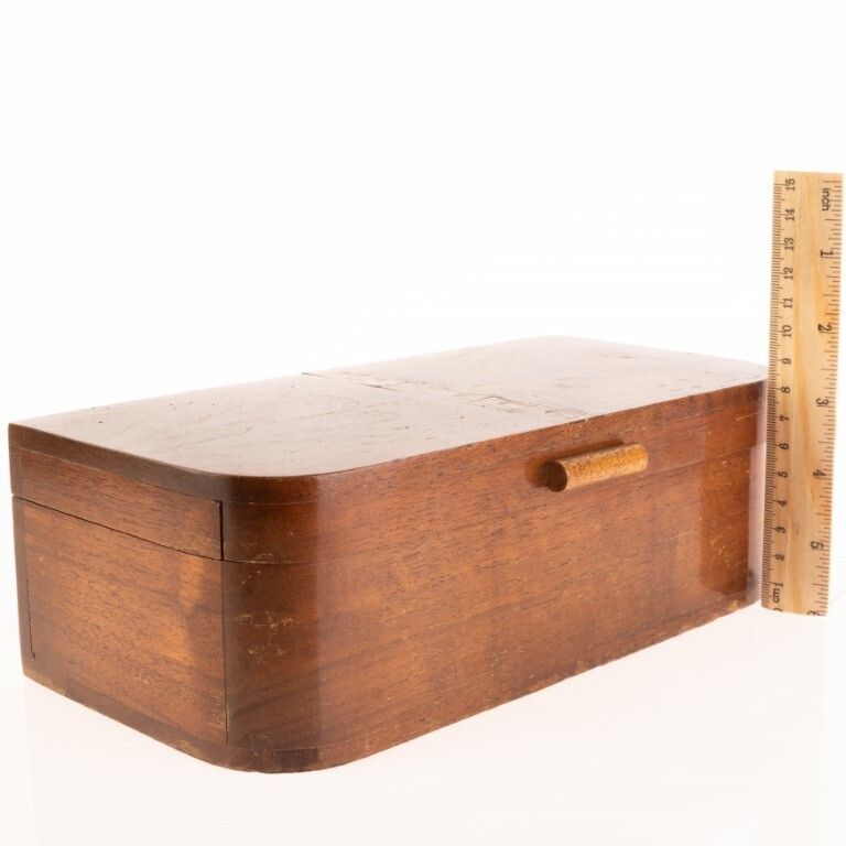 Antique Wooden Box, 1800s photo for sale