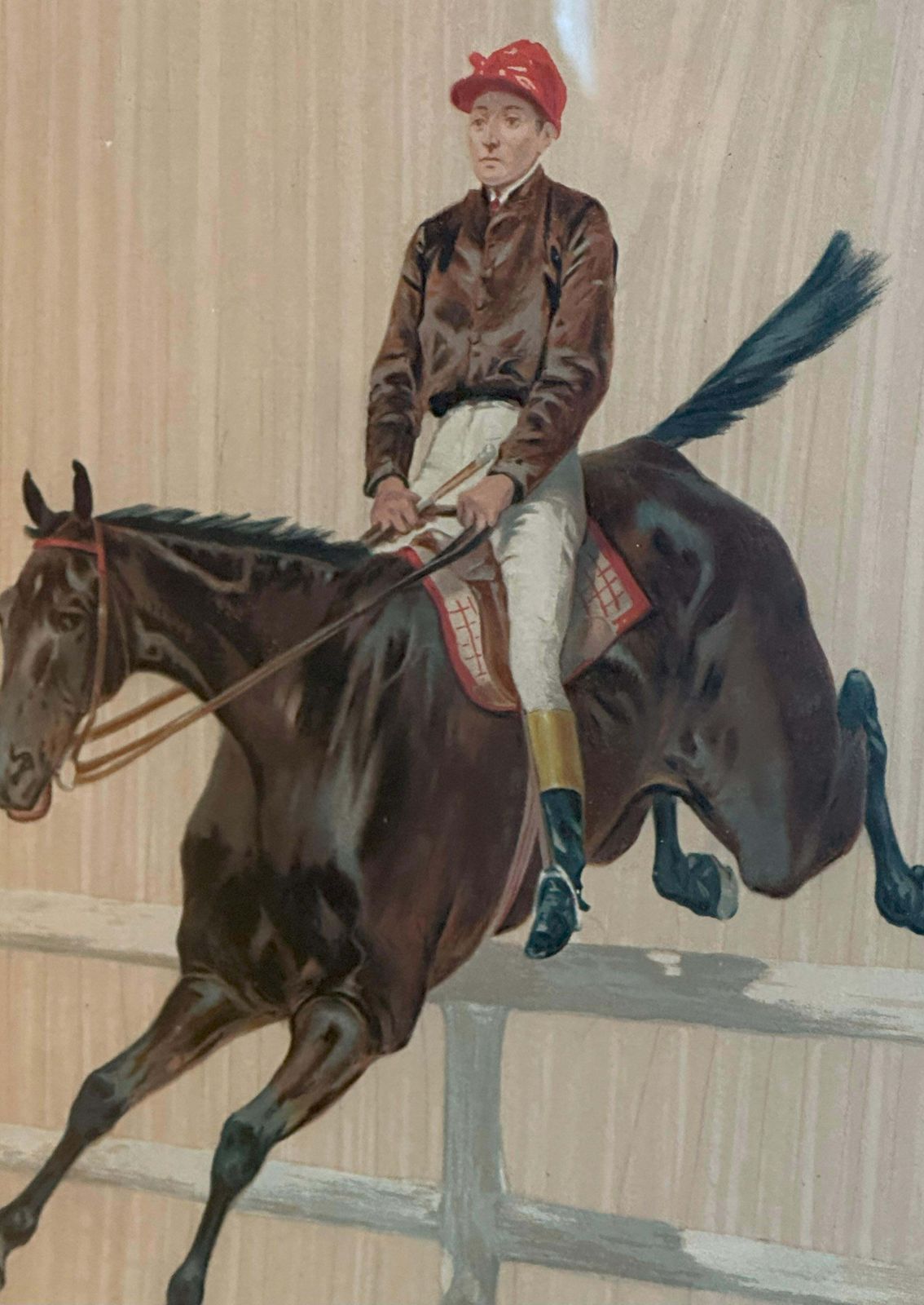 Late 19th Century French Equestrian Prints By Ernest Alexandre Bodoy, A. Legras photo vintage