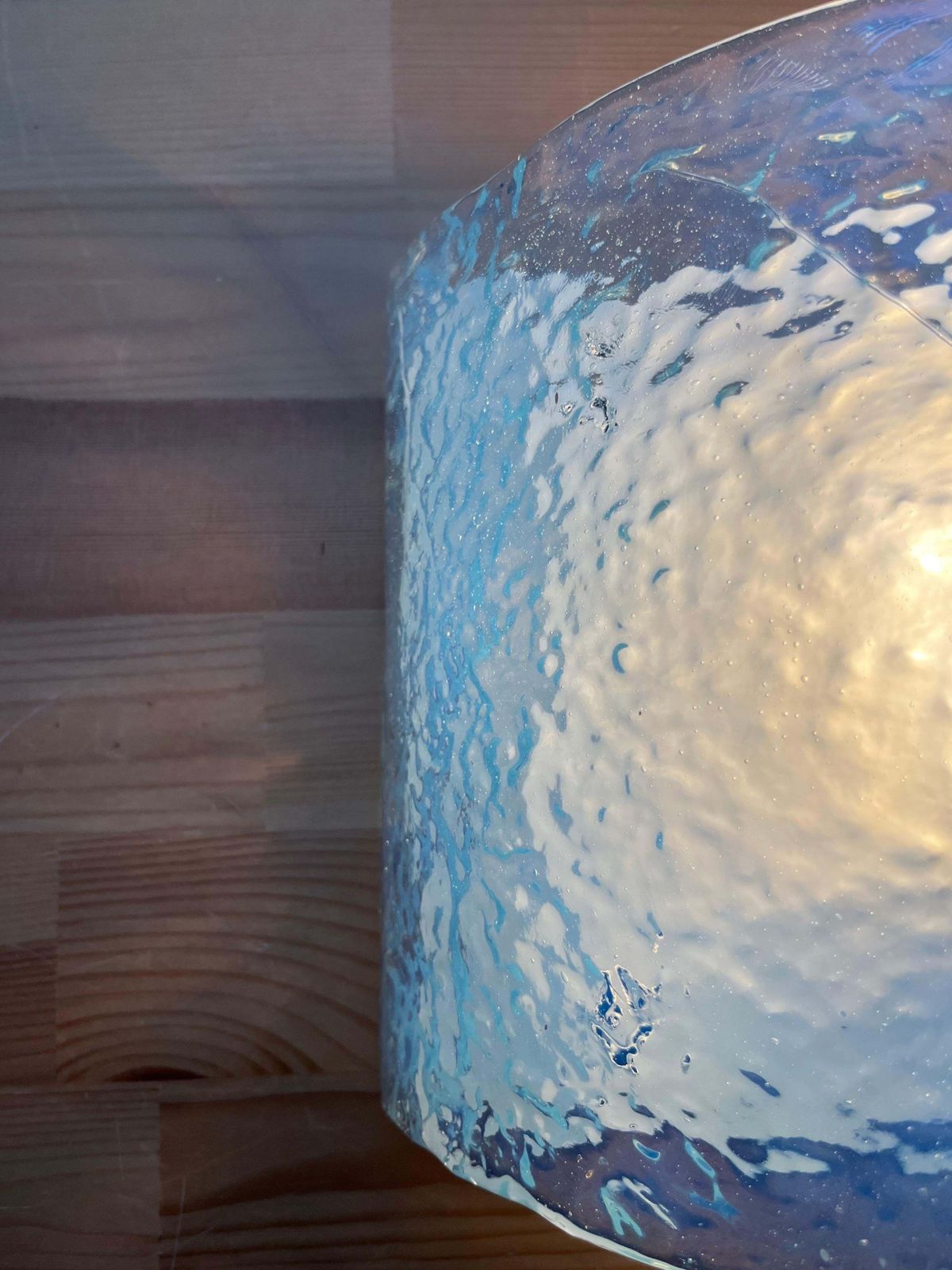 photo buy Pair Of Italian Iridescent Murano Wall Sconces By Carlo Nason For Mazzega, 1970s
