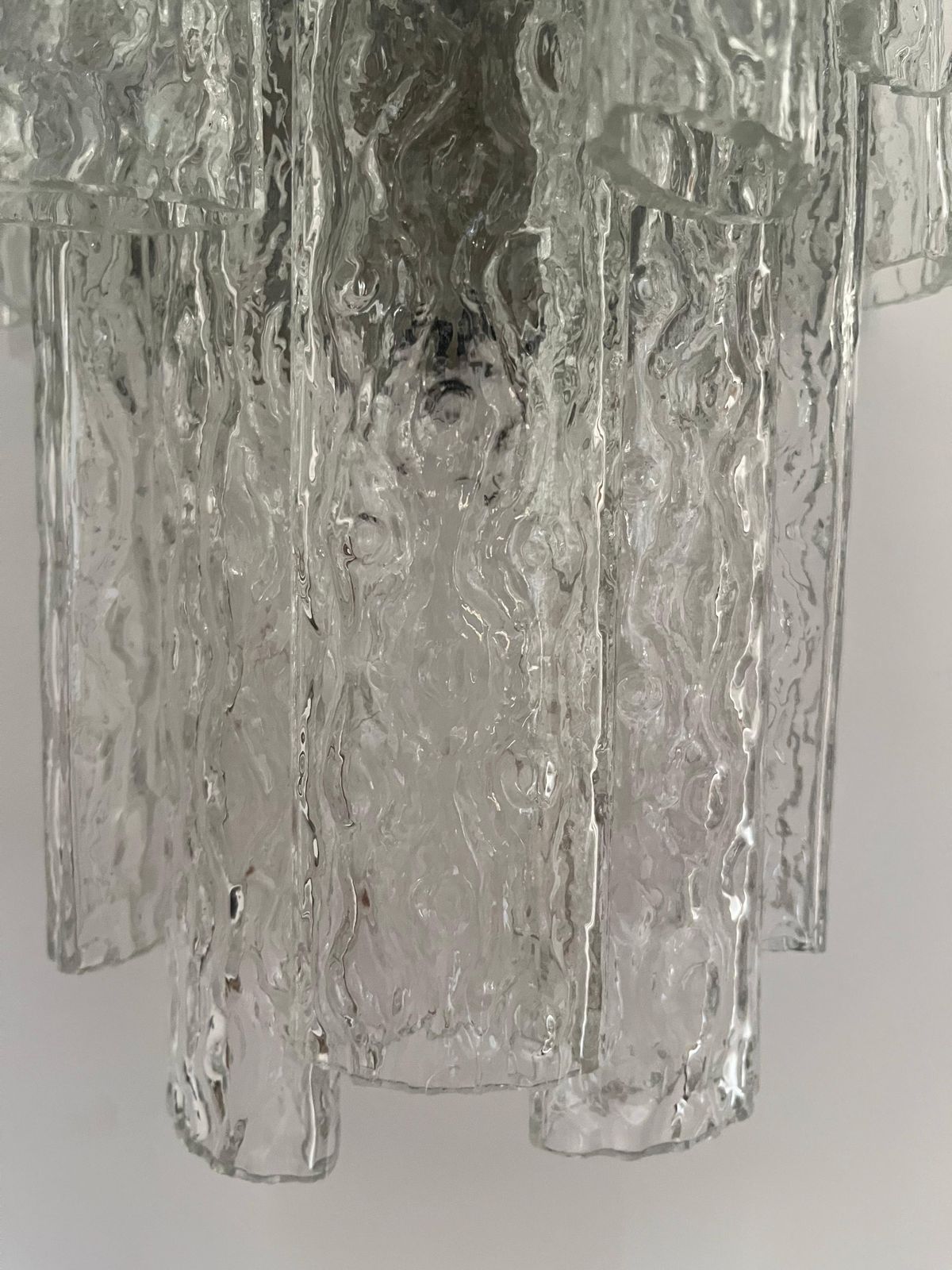 Italian Midcentury Large Beauty Murano Wall Sconce By Venini, 1970s photo 1111.0