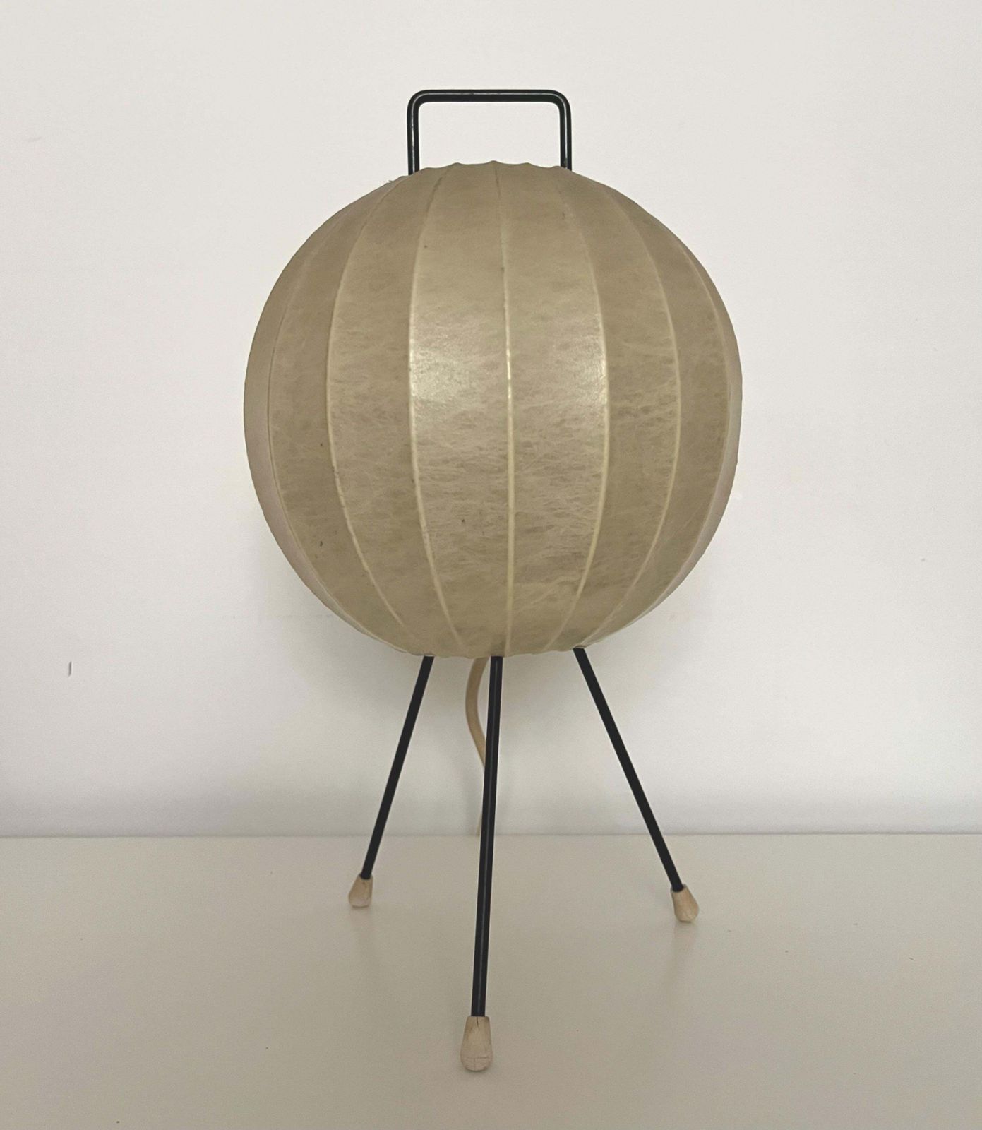 German Midcentury Pair Of "Cocoon" Table Lamps By Friedel For Goldkant, 1970s photo Lighting