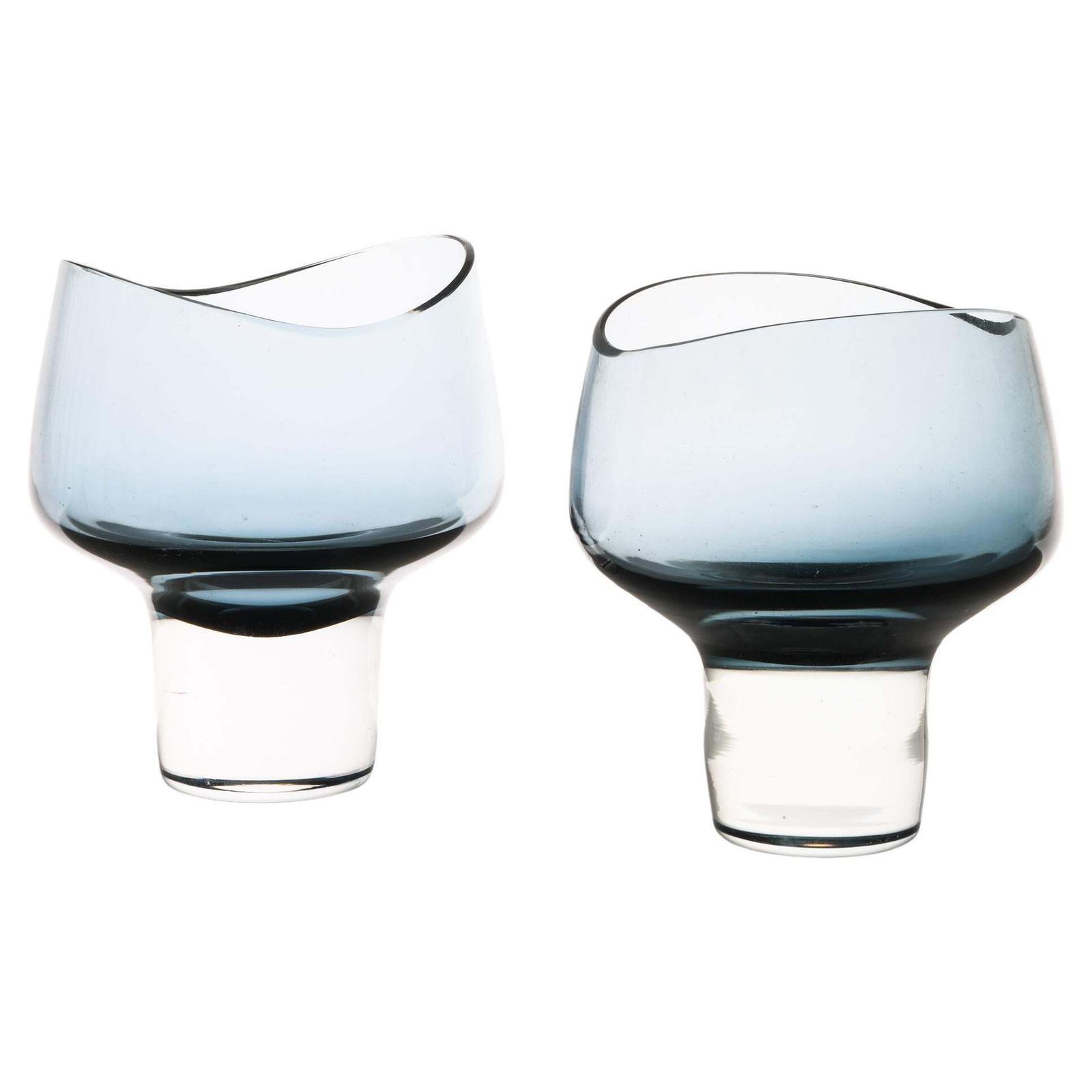 Pair Of Glass Vases By Ernest Gordon, 1960's