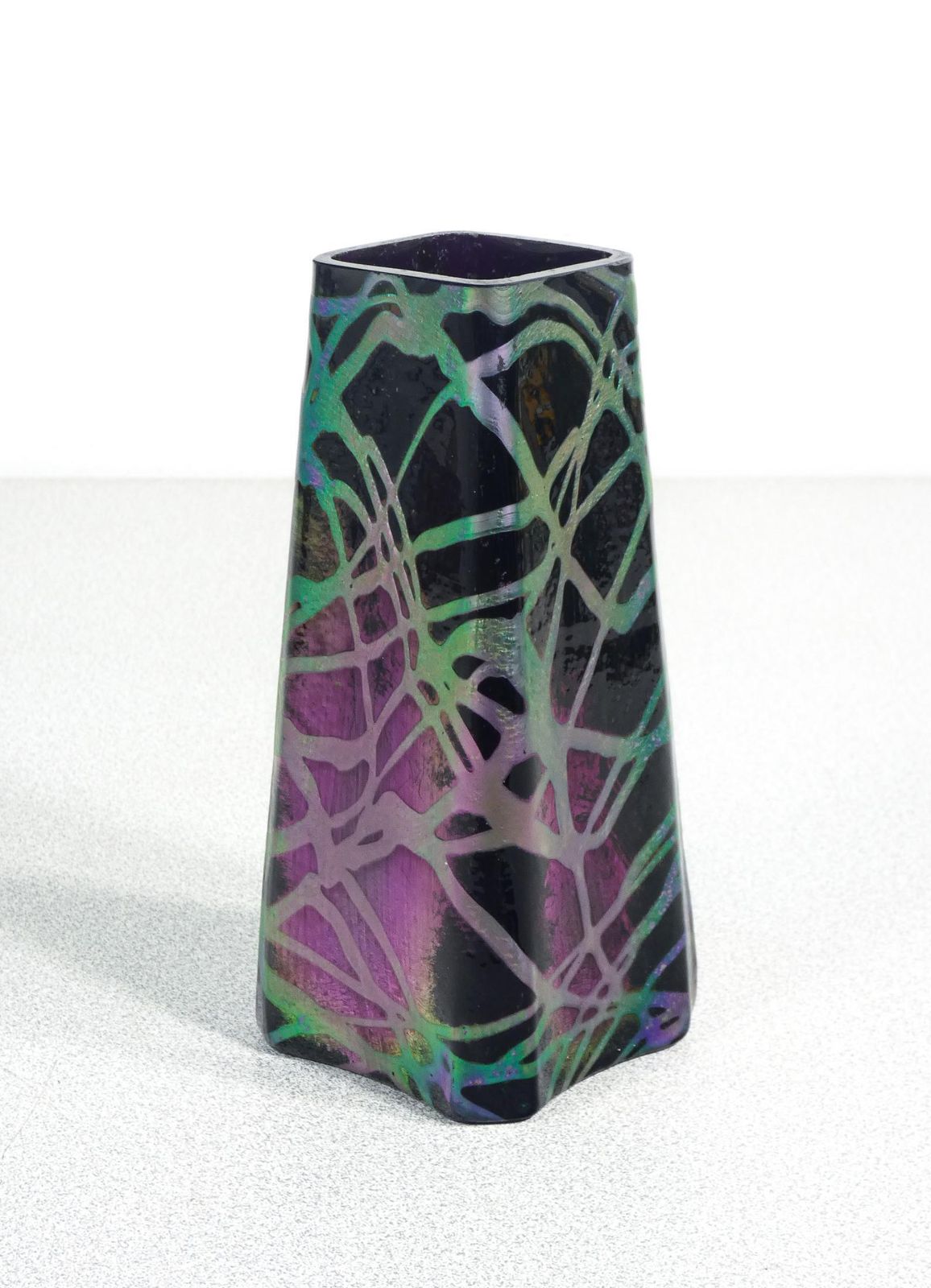 Pallme König Iridescent Blown Glass Vase. Austria, Years 10 photo furniture