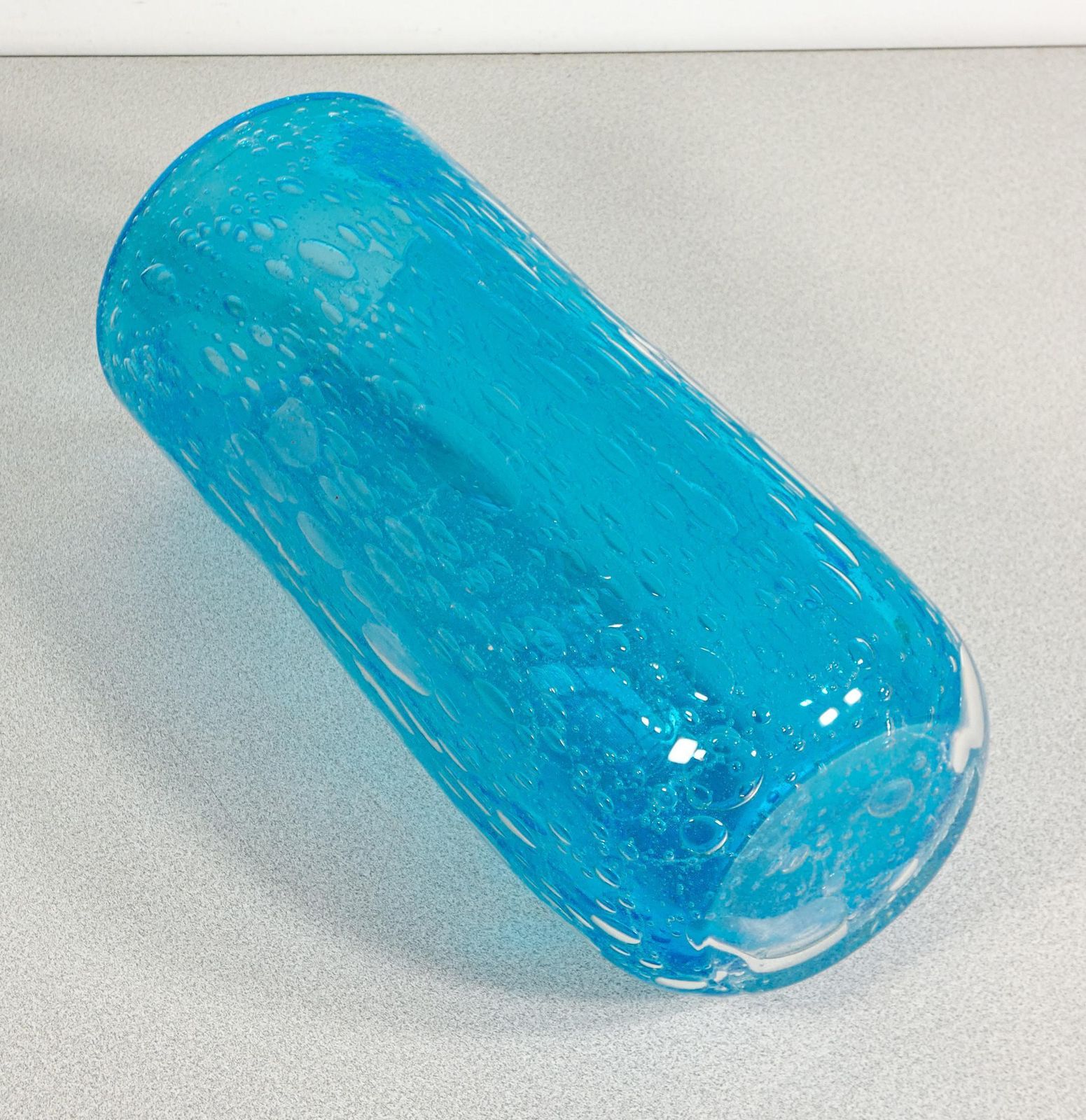 photo for sale Bullicant Blown Glass Vase Signed Alessandro Barbaro. Murano