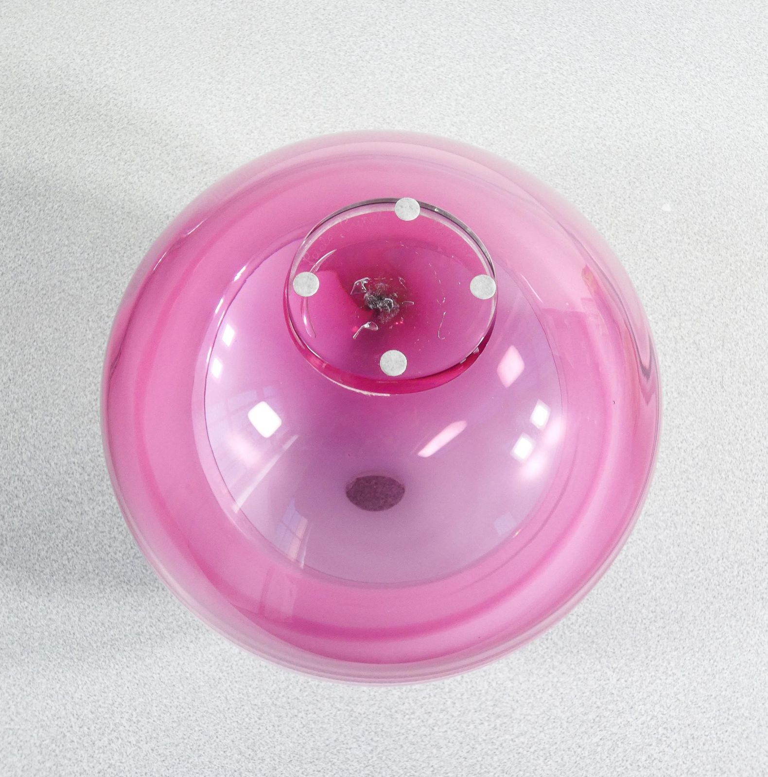 Blown Glass Vase Design Paolo Crepax. Pink Version. 1990s photo buy