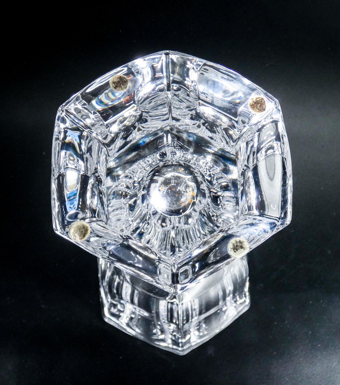 Crystal Vase, Design By Vannes Art, France, 20th C photo buy