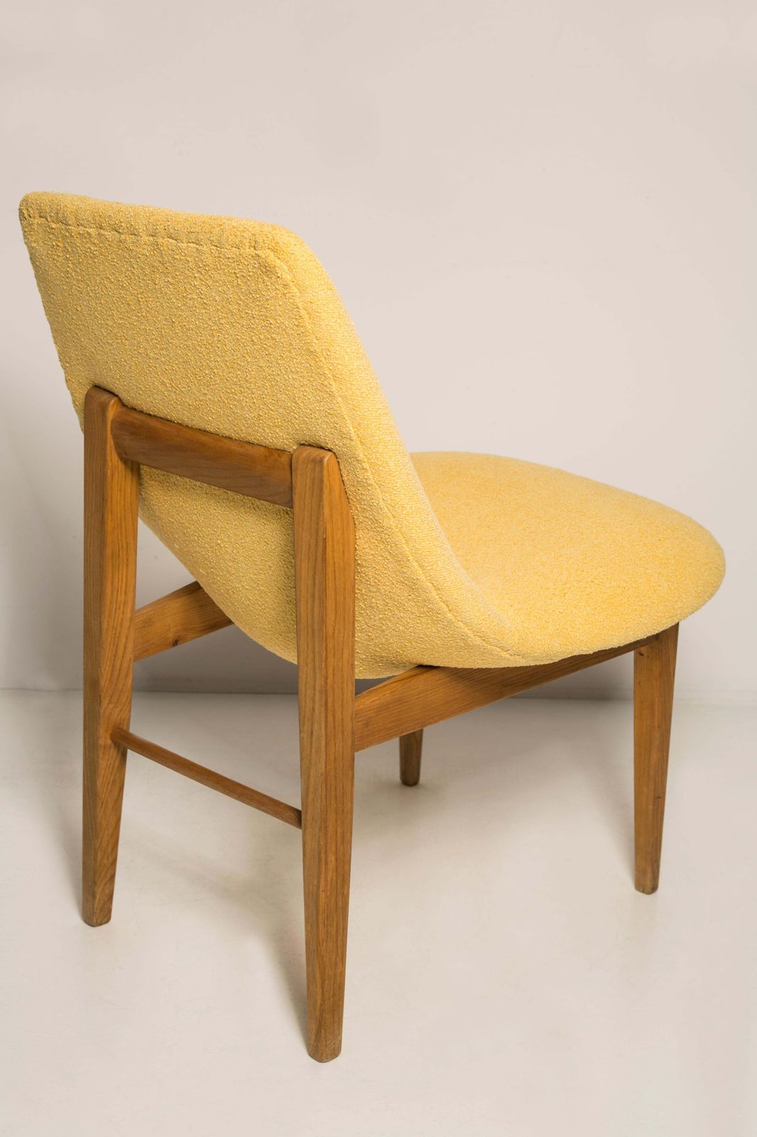 Set Of Two Rare Mid Century Yellow Shell Chairs, H. Lachert, Europe, 1960s photo 3444.0