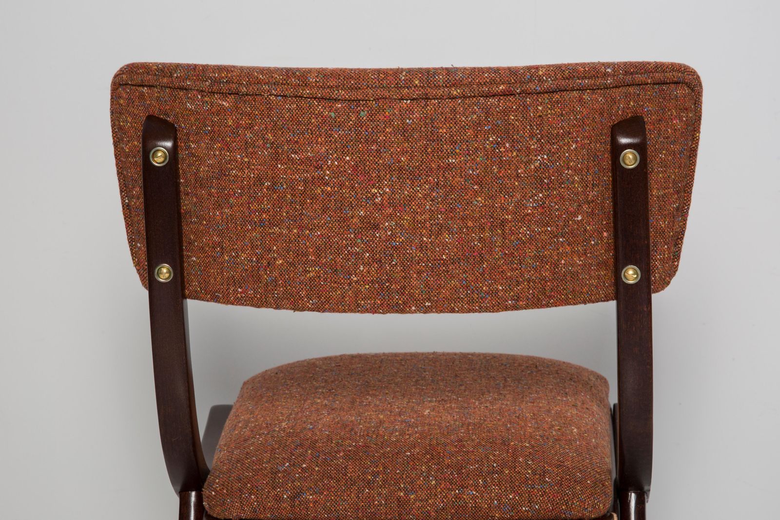 photo furniture Mid Century Modern Bumerang Chair, Orange Melange, Poland, 1960s