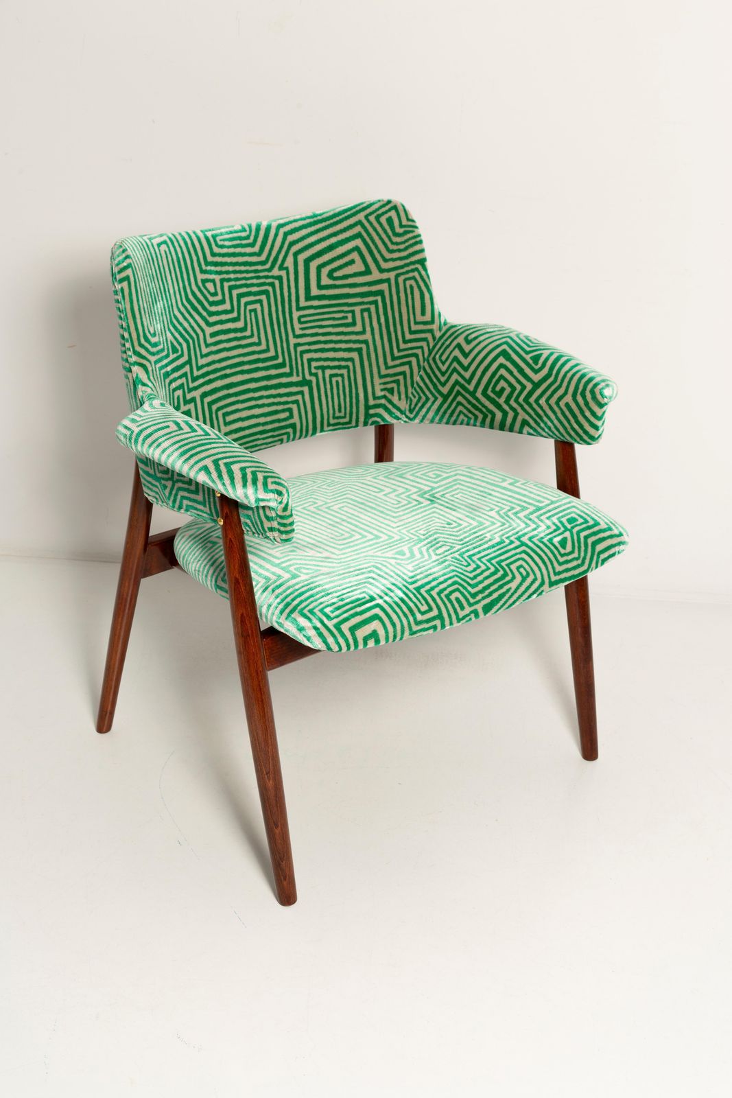Mid Century Armchair Dedar Jamu Jungle, Type B 6148 Radomsko, Europe, 1960s photo furniture
