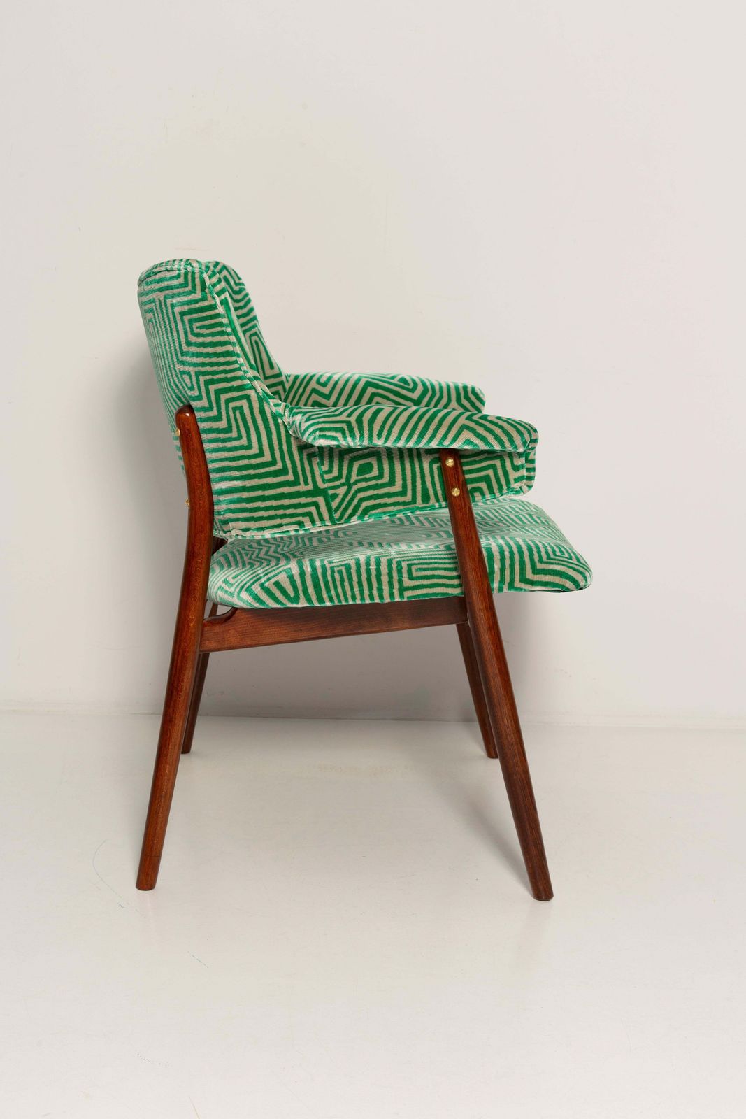 Set Of Six Mid Century Armchairs, Dedar Jamu Jungle, Type B 6148, Europe, 1960s photo vintage