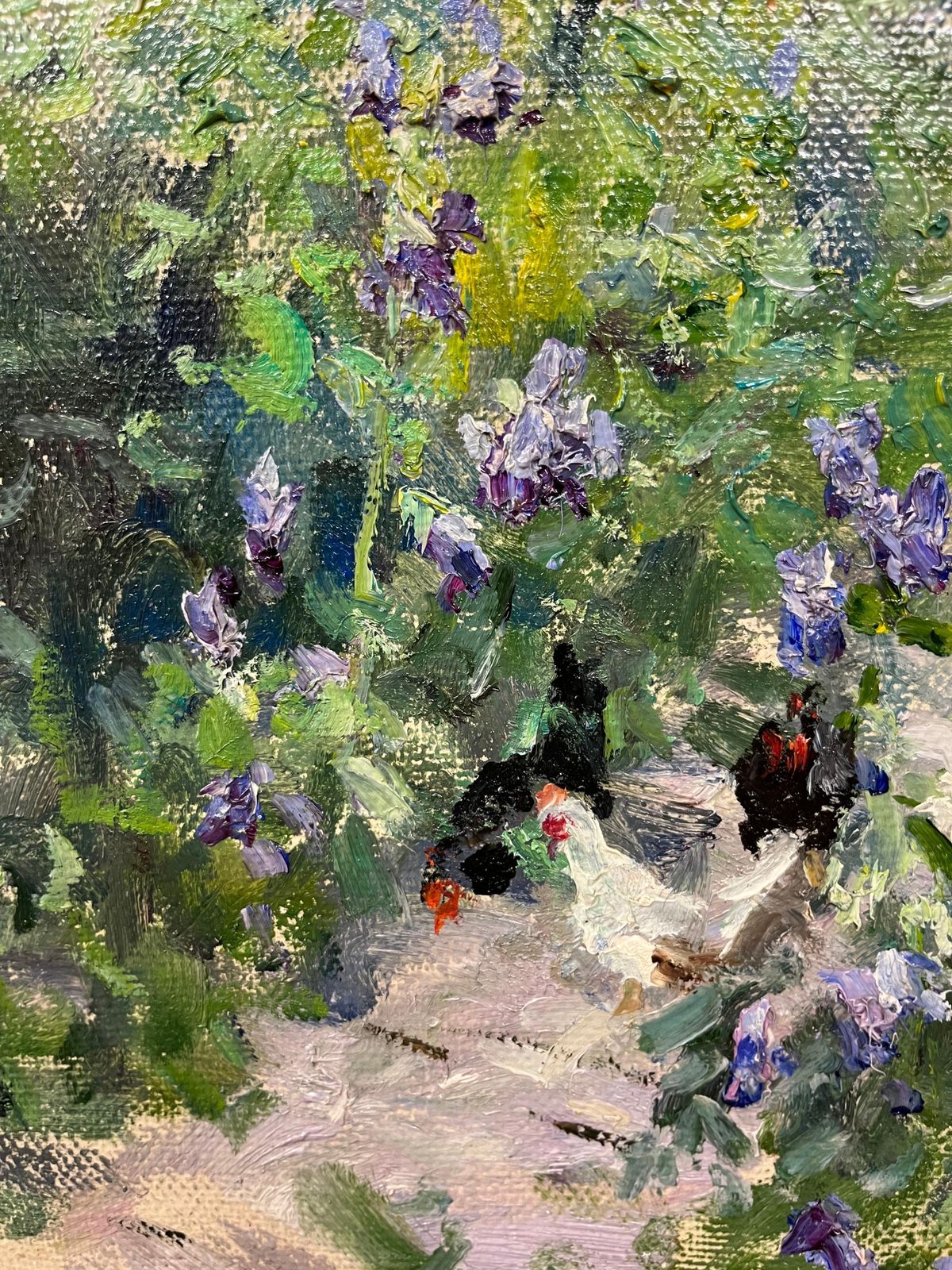 Georgij Moroz“In Giardino” Olio Cm 66 X 602001 photo 7291.0