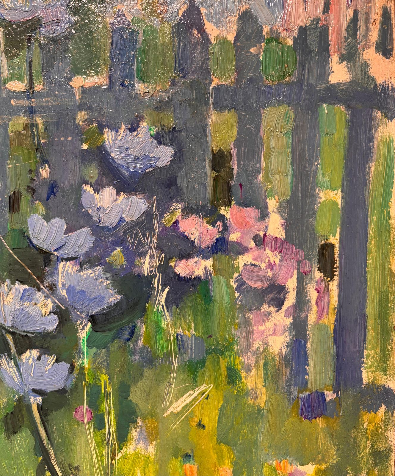 Gleb Savinov"In Giardino" Olio Cm. 31 X 48   19781978 photo Art