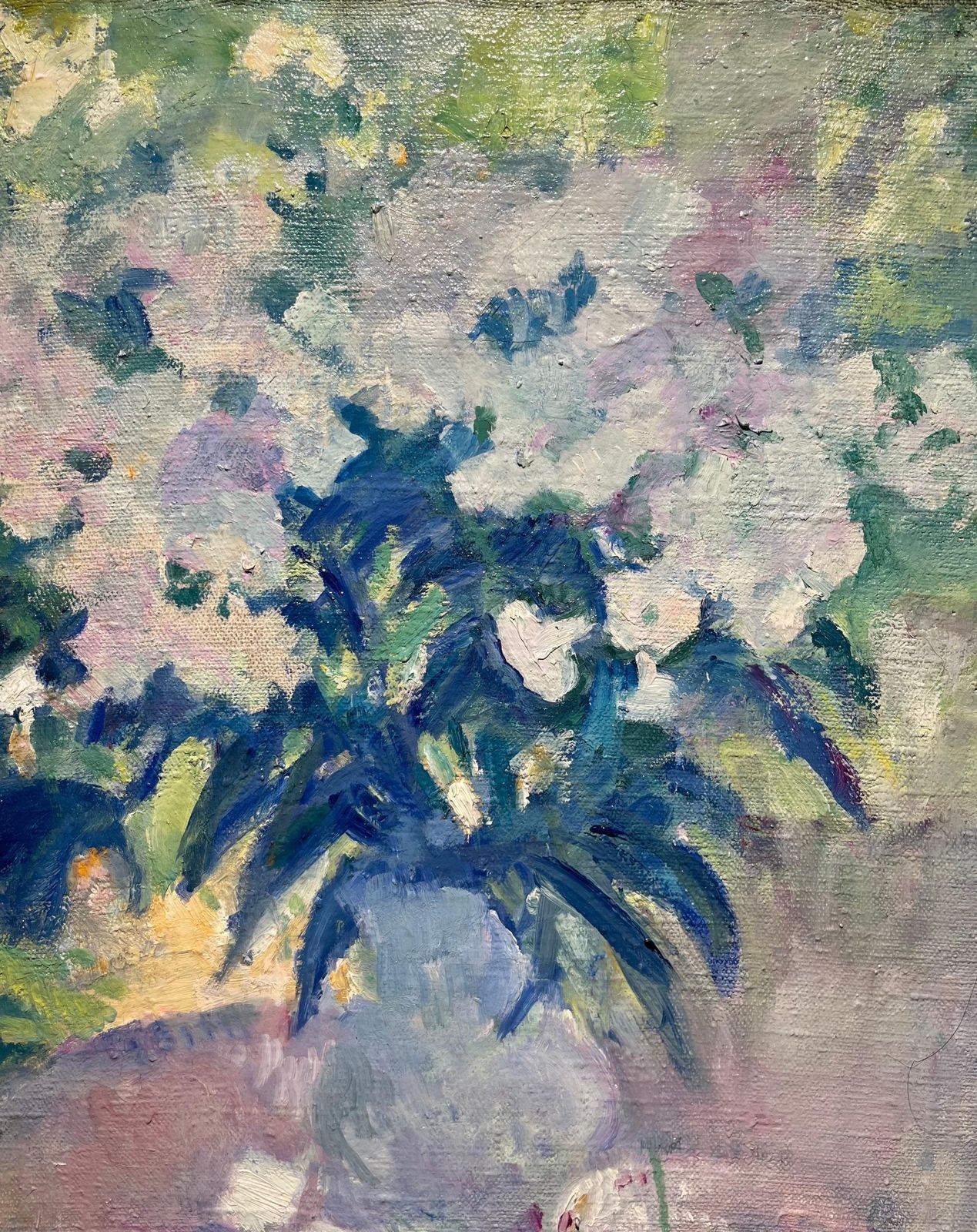 Olga Bogaevskaja"Bouquet, Light Blue" Oil Cm45 X 551983 photo 7748.0