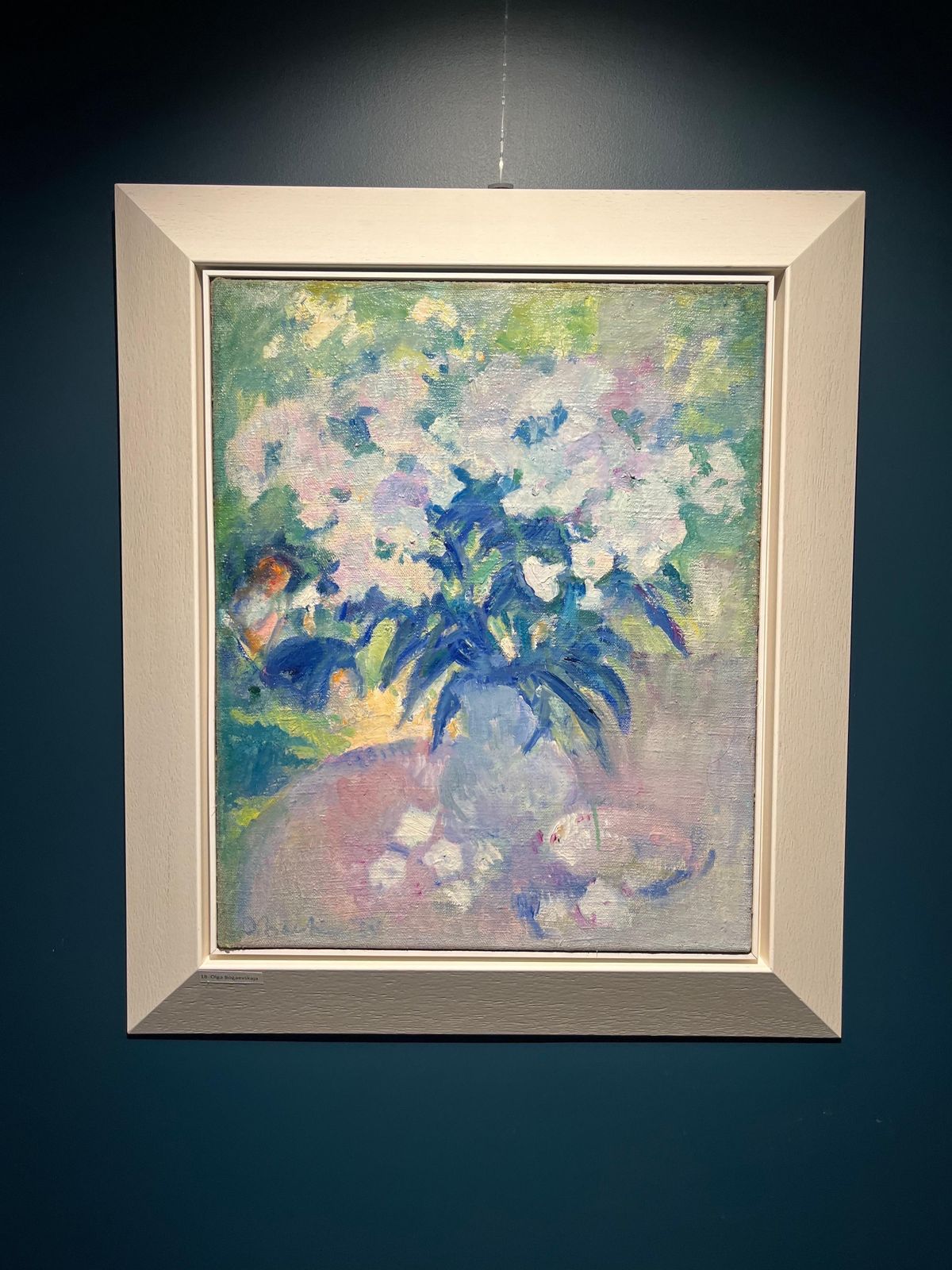 Olga Bogaevskaja"Bouquet, Light Blue" Oil Cm45 X 551983 photo vinterior